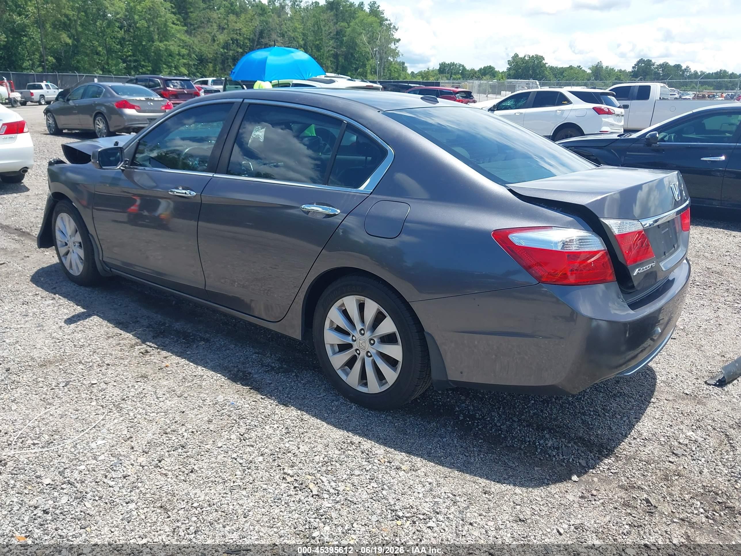 2013 Honda Accord Ex-l Gray vin: 1HGCR2F85DA243851