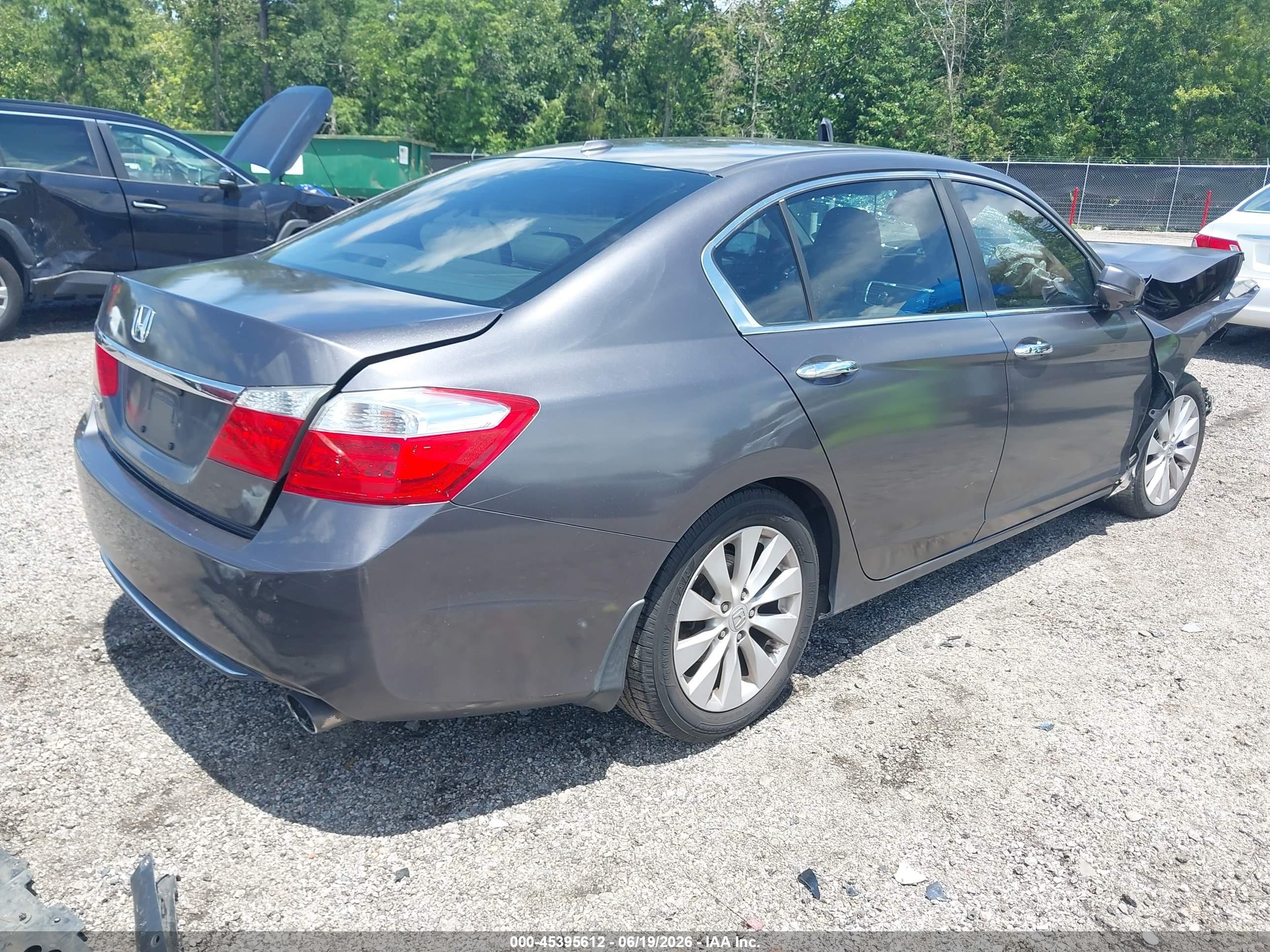 2013 Honda Accord Ex-l Gray vin: 1HGCR2F85DA243851