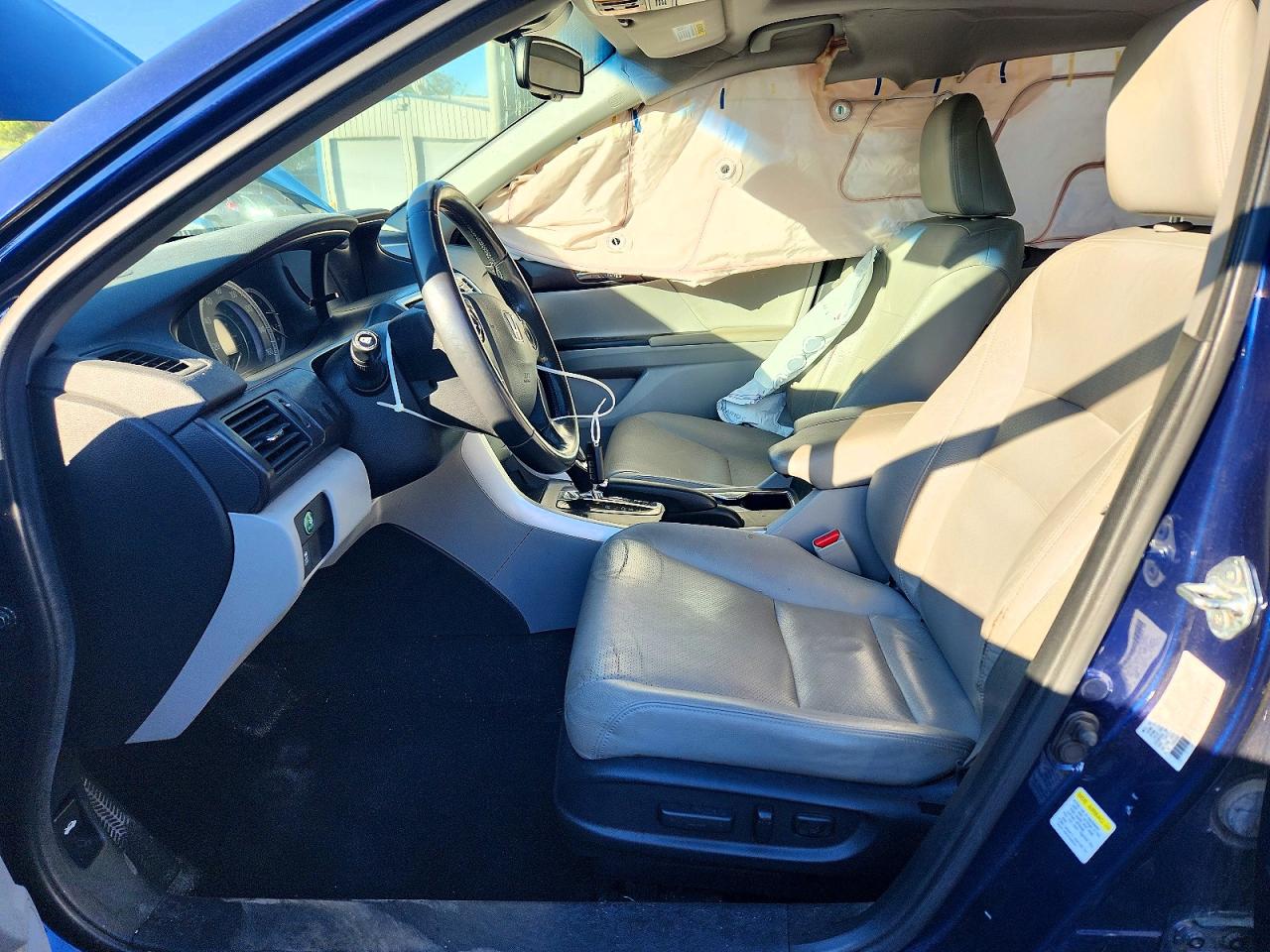 2013 Honda Accord Exl Синий vin: 1HGCR2F85DA247592