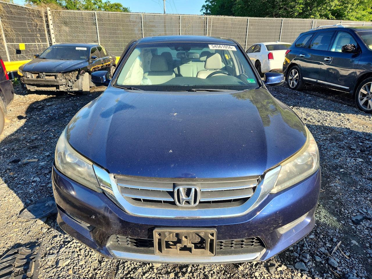 2013 Honda Accord Exl Синий vin: 1HGCR2F85DA247592