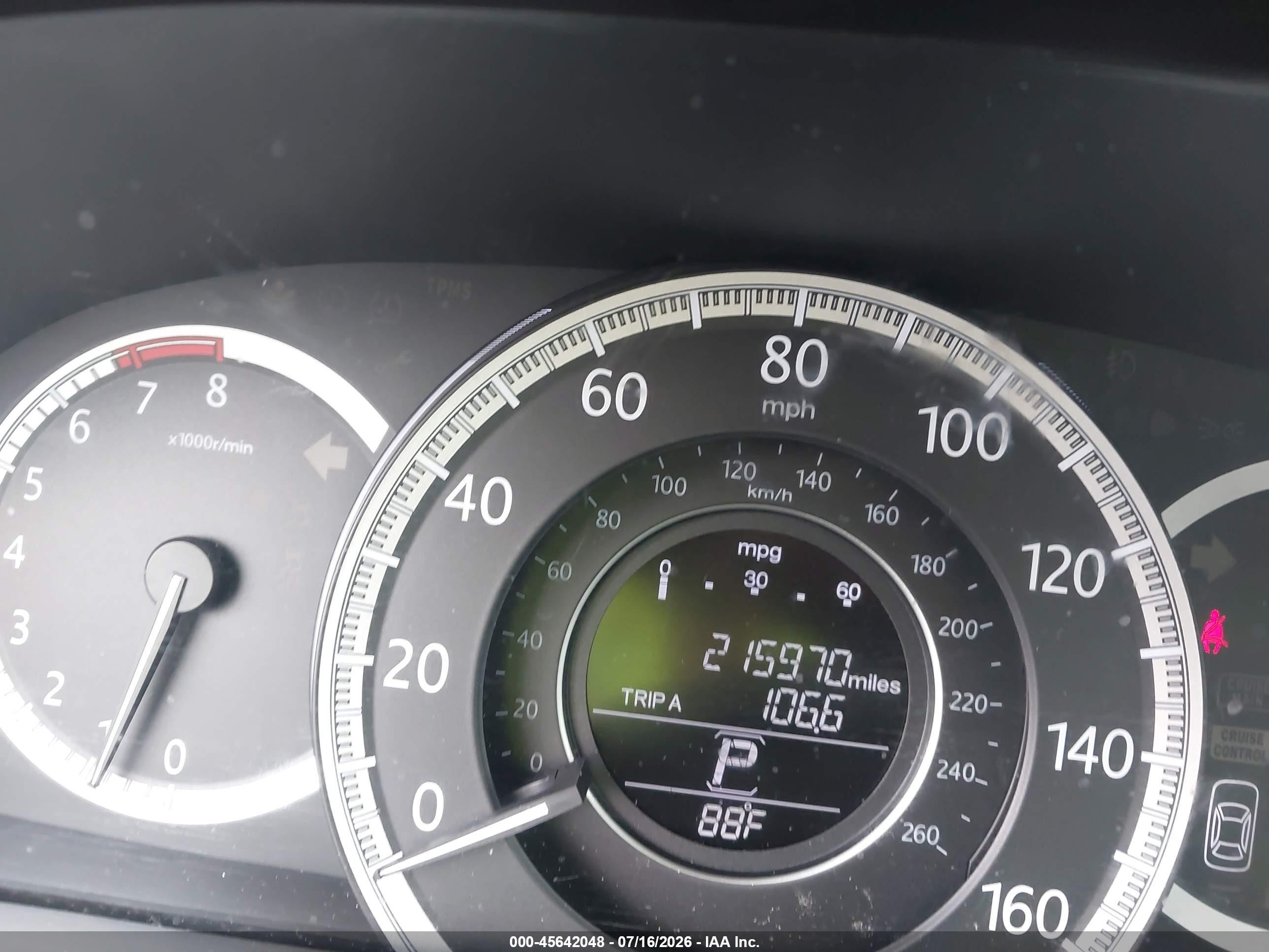 2013 Honda Accord Ex-l White vin: 1HGCR2F85DA265199