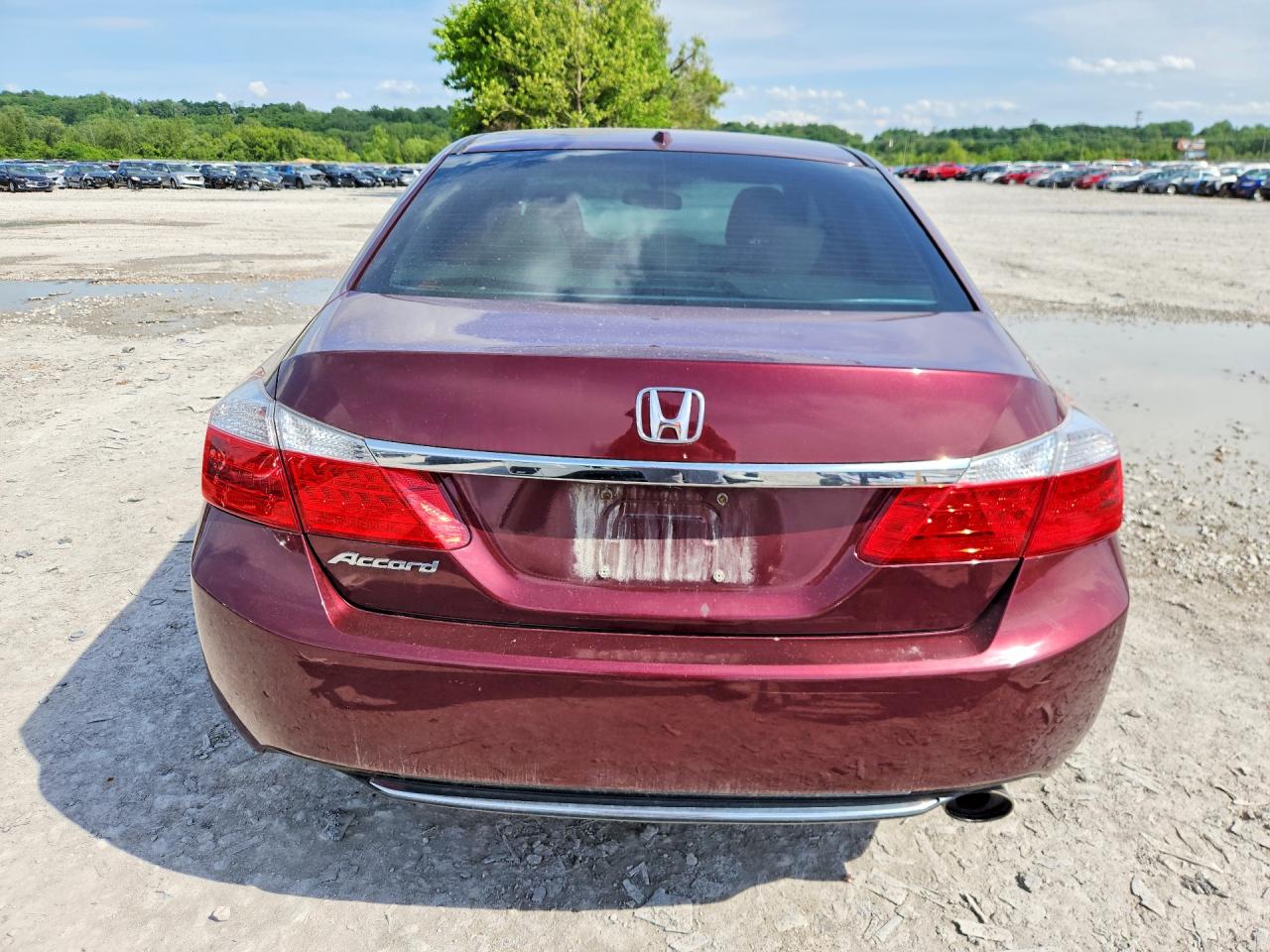 2013 Honda Accord Exl Burgundy vin: 1HGCR2F85DA266823