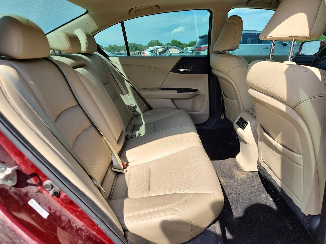 2013 Honda Accord Exl Burgundy vin: 1HGCR2F85DA266823