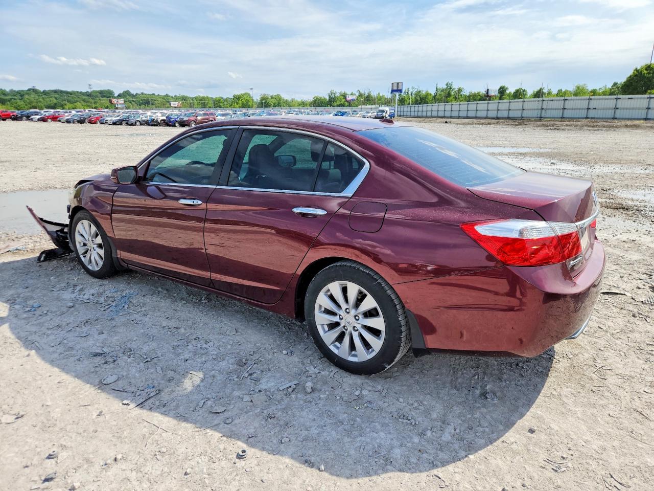 2013 Honda Accord Exl Burgundy vin: 1HGCR2F85DA266823