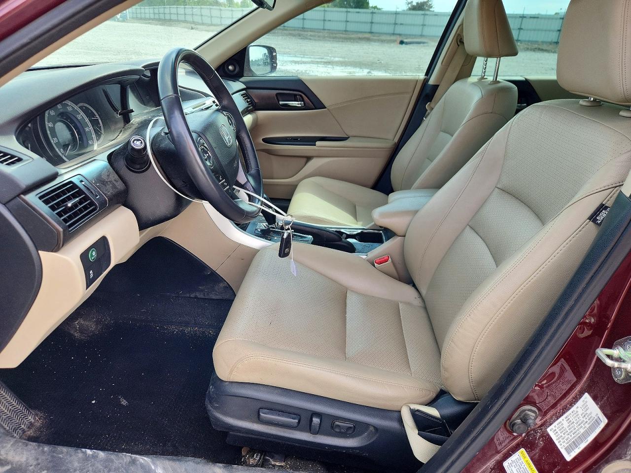 2013 Honda Accord Exl Burgundy vin: 1HGCR2F85DA266823