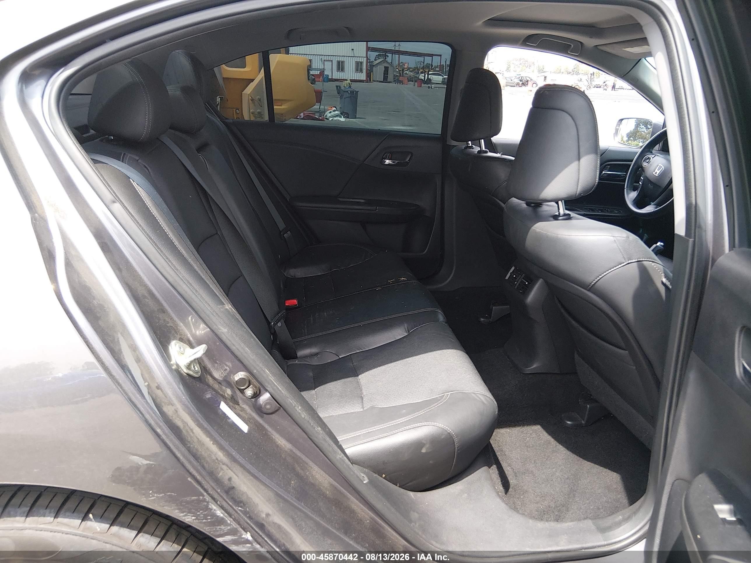 2014 Honda Accord Ex-l Gray vin: 1HGCR2F85EA018346