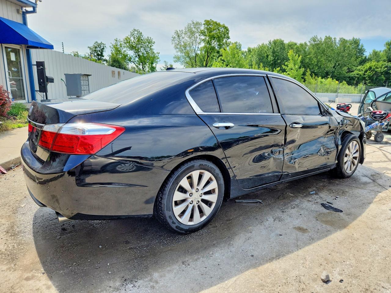 2014 Honda Accord Exl Черный vin: 1HGCR2F85EA025376