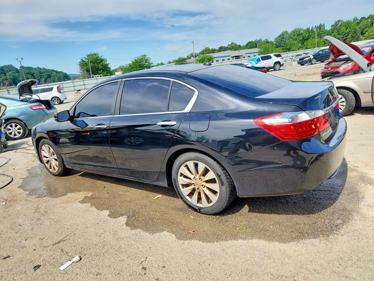2014 Honda Accord Exl Черный vin: 1HGCR2F85EA025376