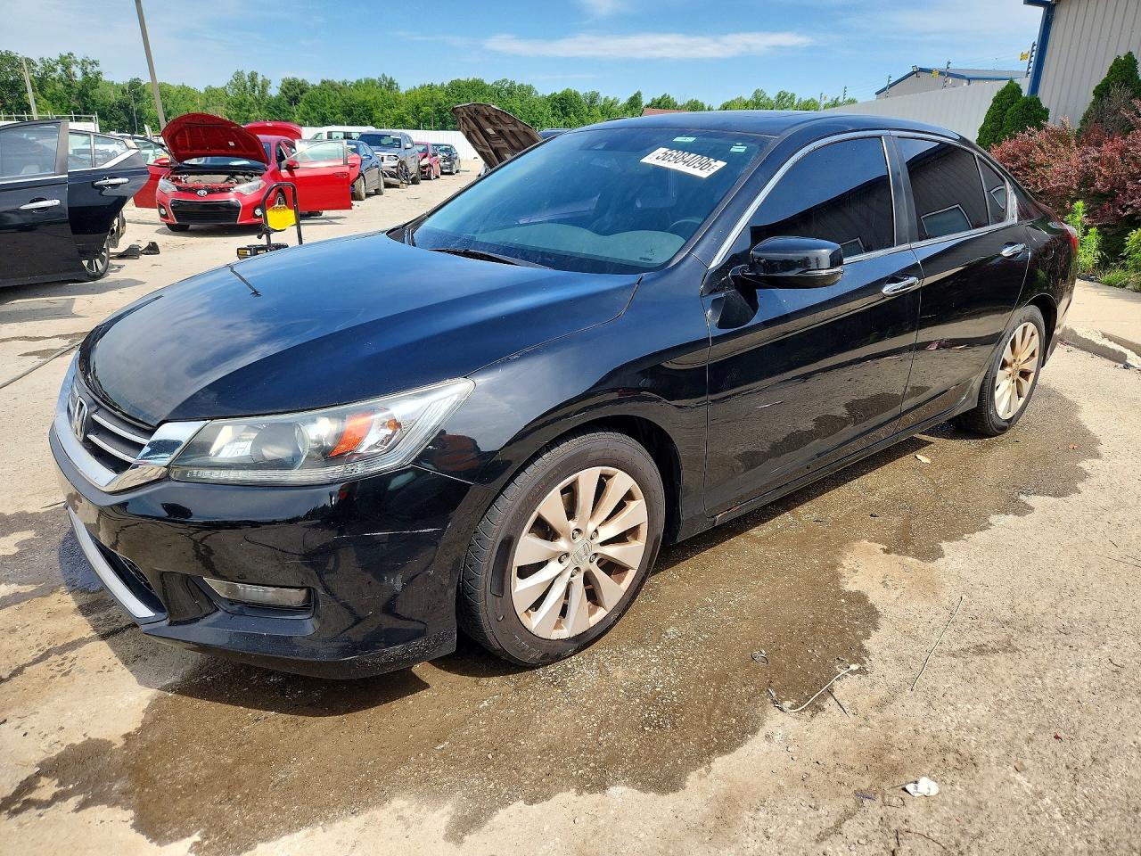 2014 Honda Accord Exl Black vin: 1HGCR2F85EA025376