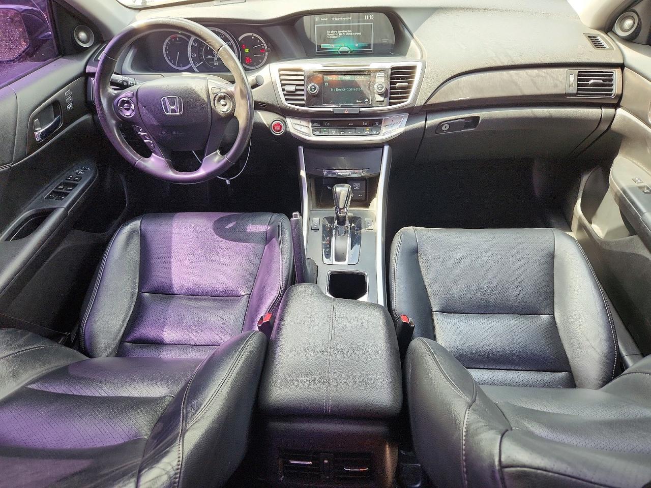 2014 Honda Accord Exl Черный vin: 1HGCR2F85EA025376