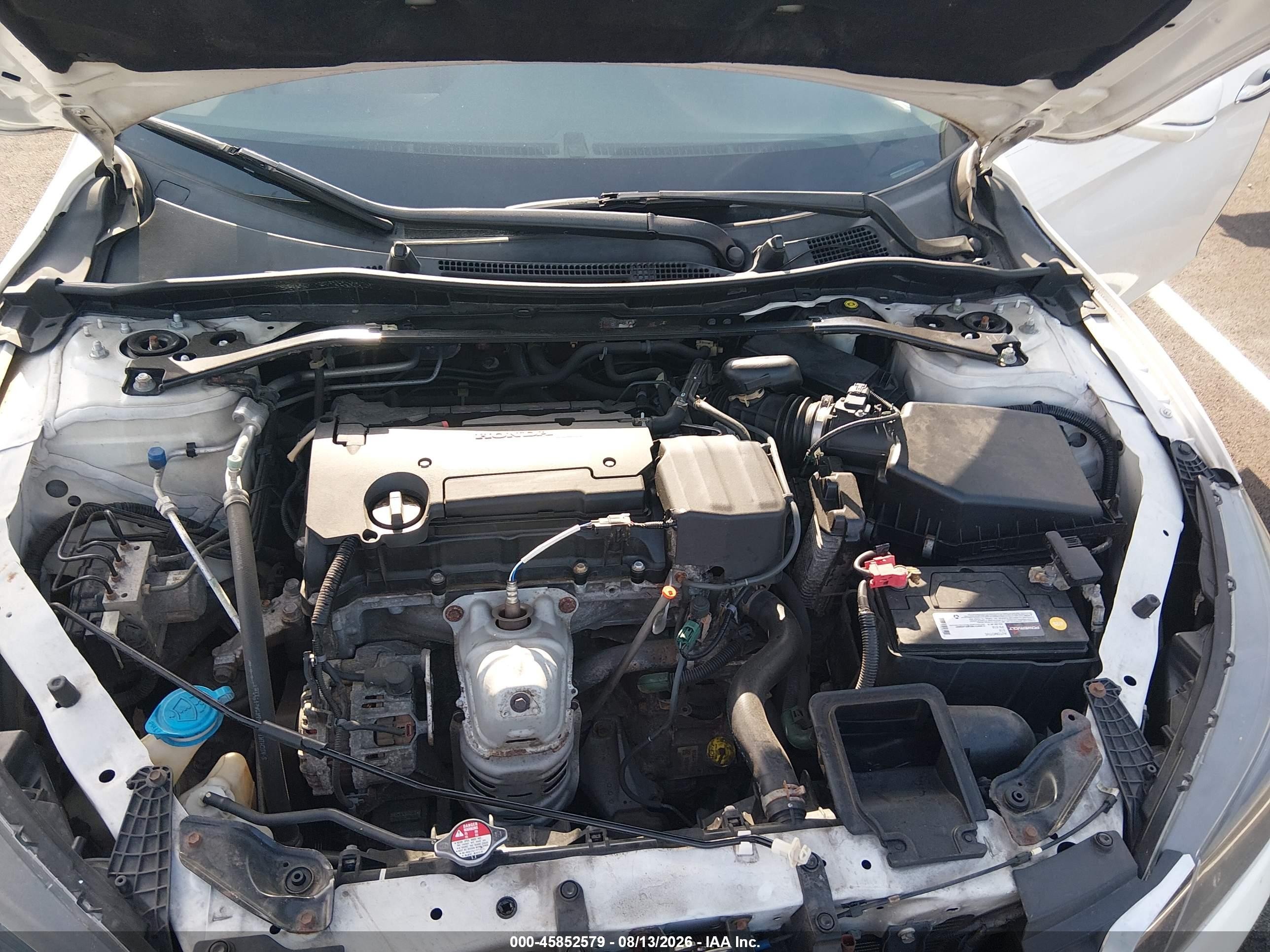 2014 Honda Accord Ex-l White vin: 1HGCR2F85EA042498