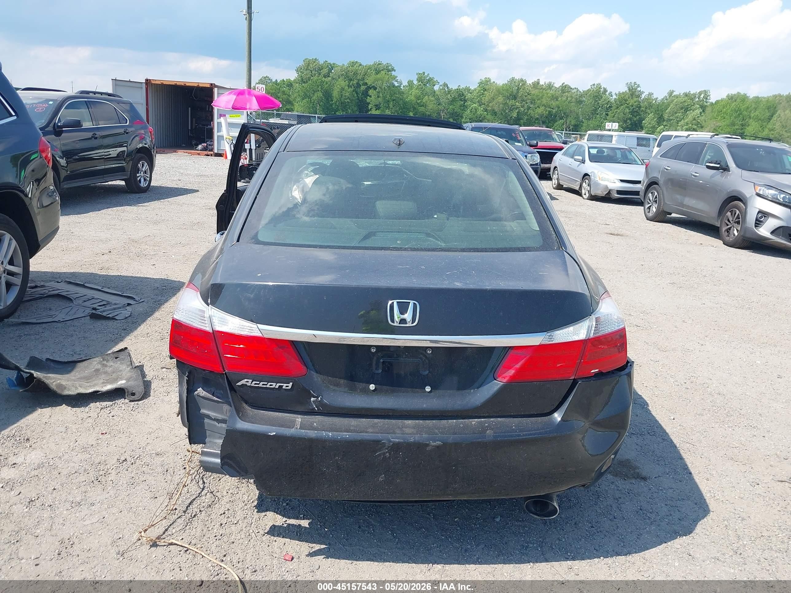 2014 Honda Accord Ex-l Black vin: 1HGCR2F85EA043215