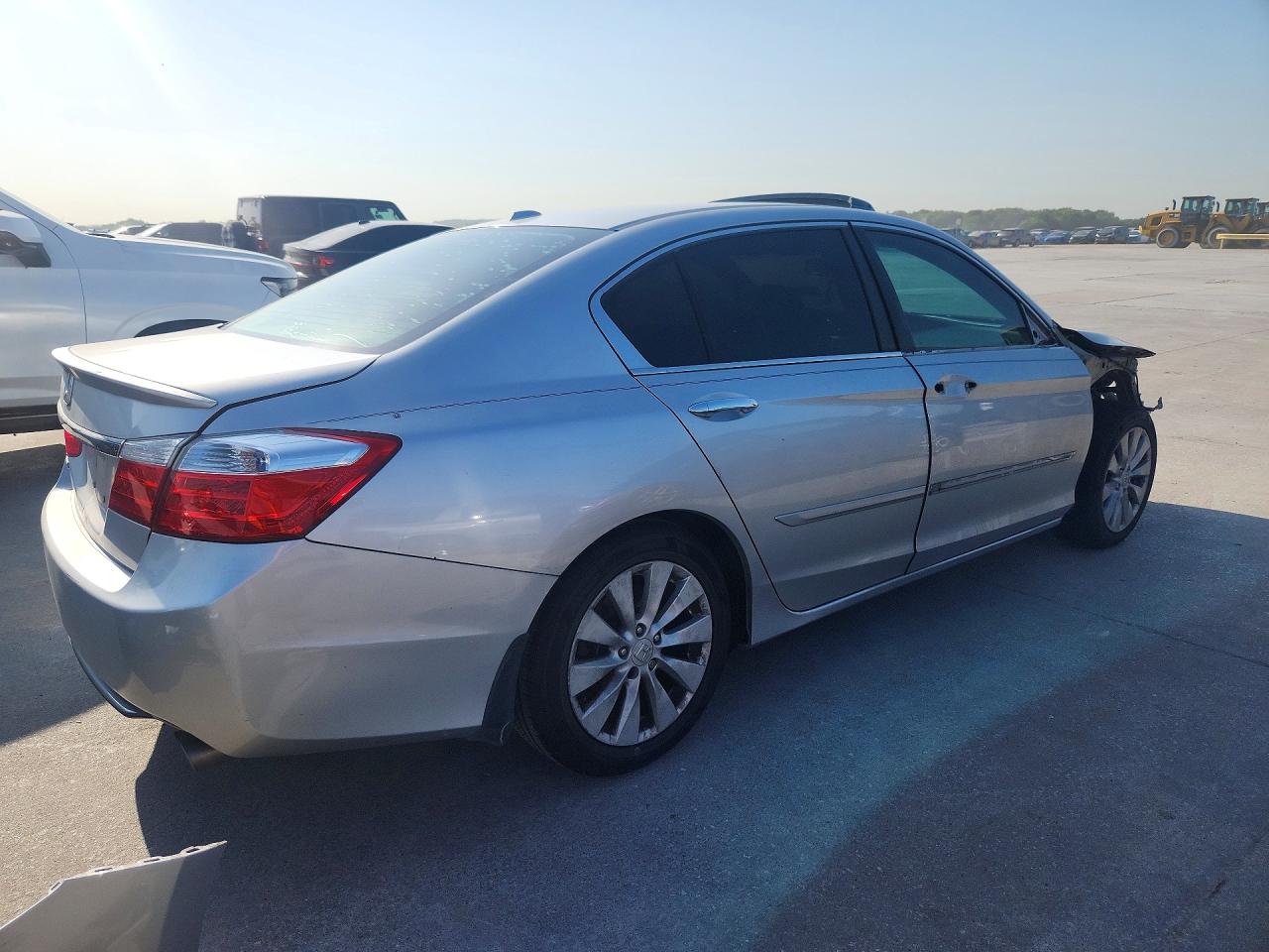 2014 Honda Accord Exl Silver vin: 1HGCR2F85EA063304