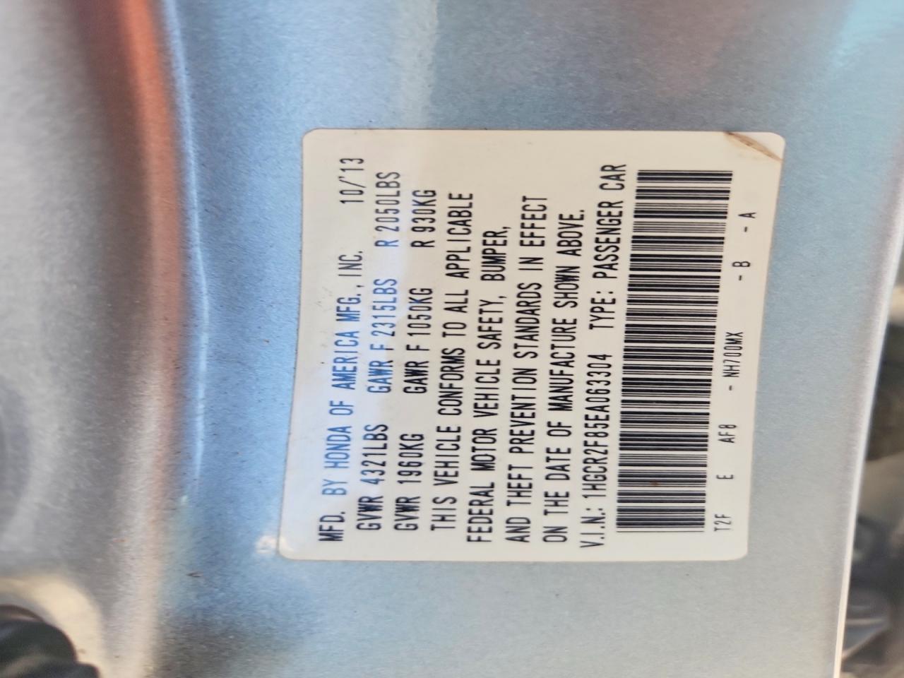 2014 Honda Accord Exl Silver vin: 1HGCR2F85EA063304