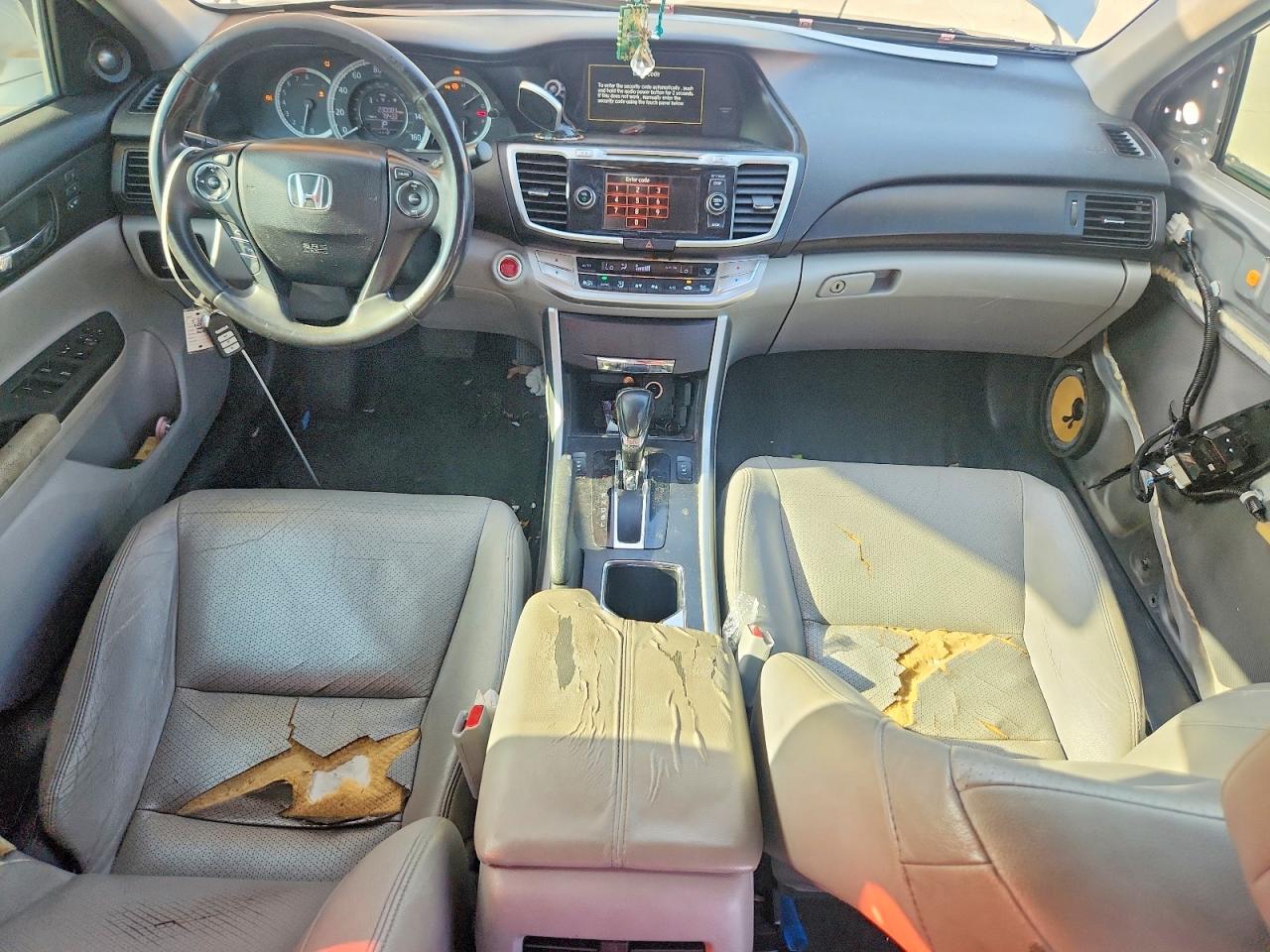 2014 Honda Accord Exl Silver vin: 1HGCR2F85EA063304
