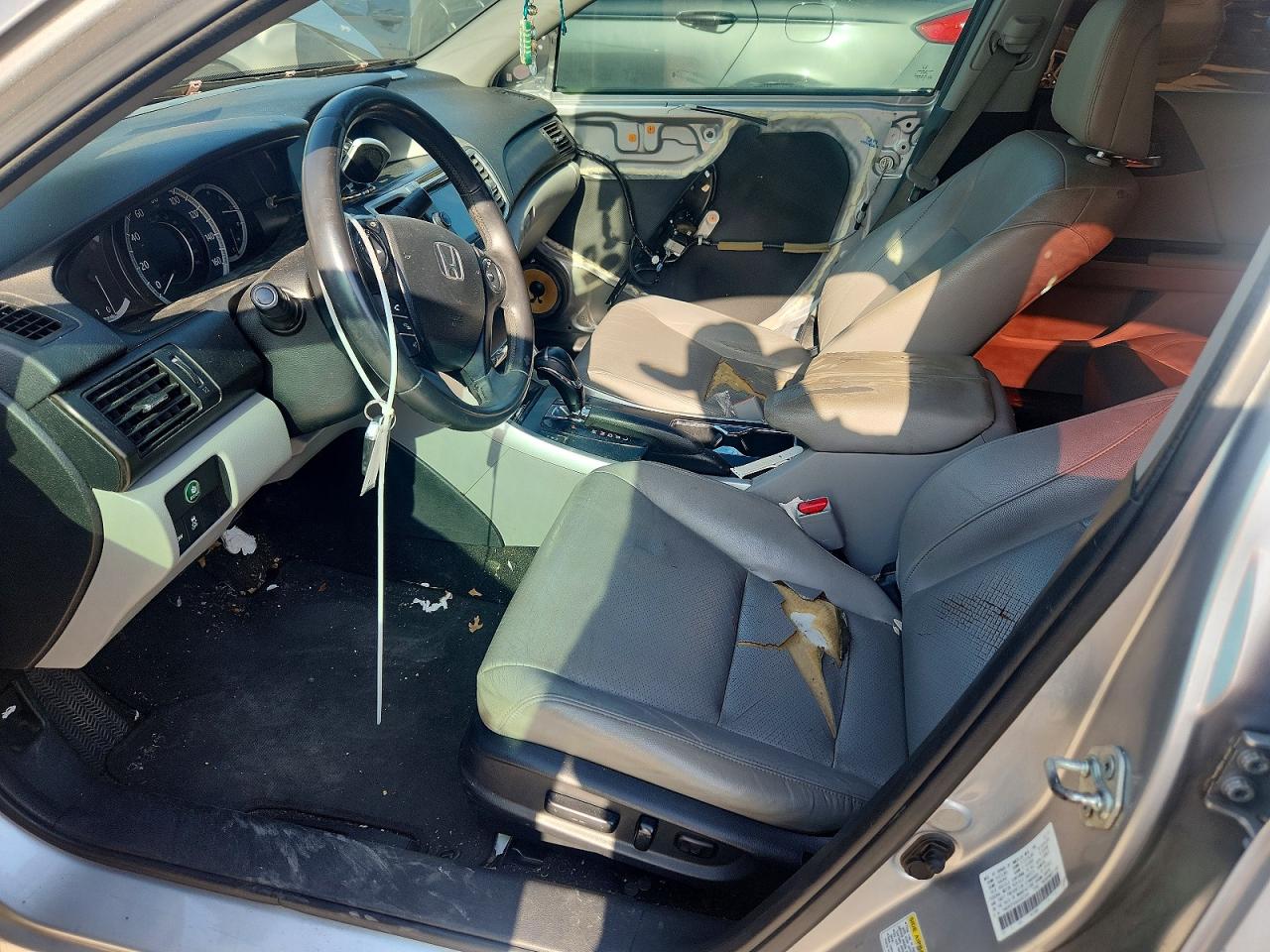 2014 Honda Accord Exl Silver vin: 1HGCR2F85EA063304