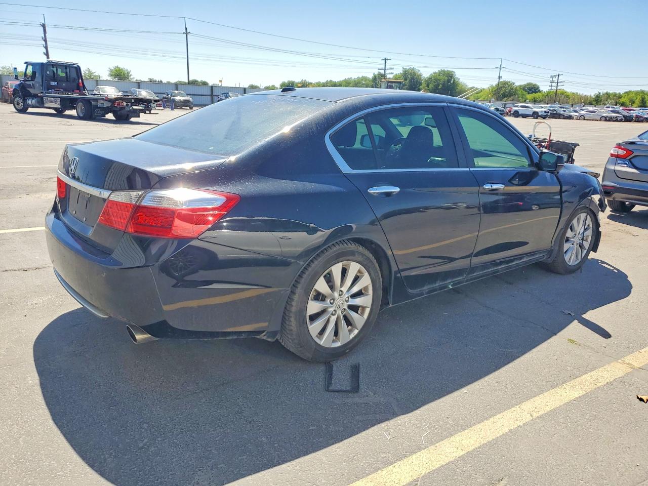 2014 Honda Accord Exl Черный vin: 1HGCR2F85EA106877