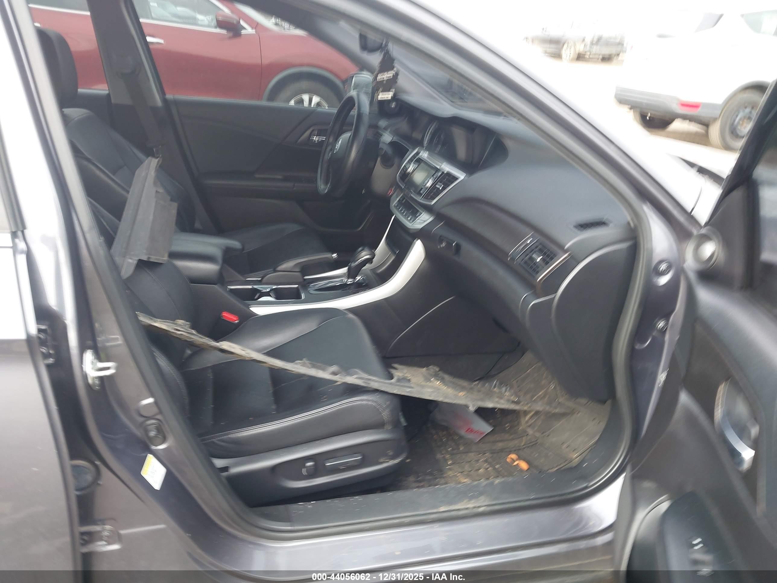 2014 Honda Accord Ex-l Gray vin: 1HGCR2F85EA109309