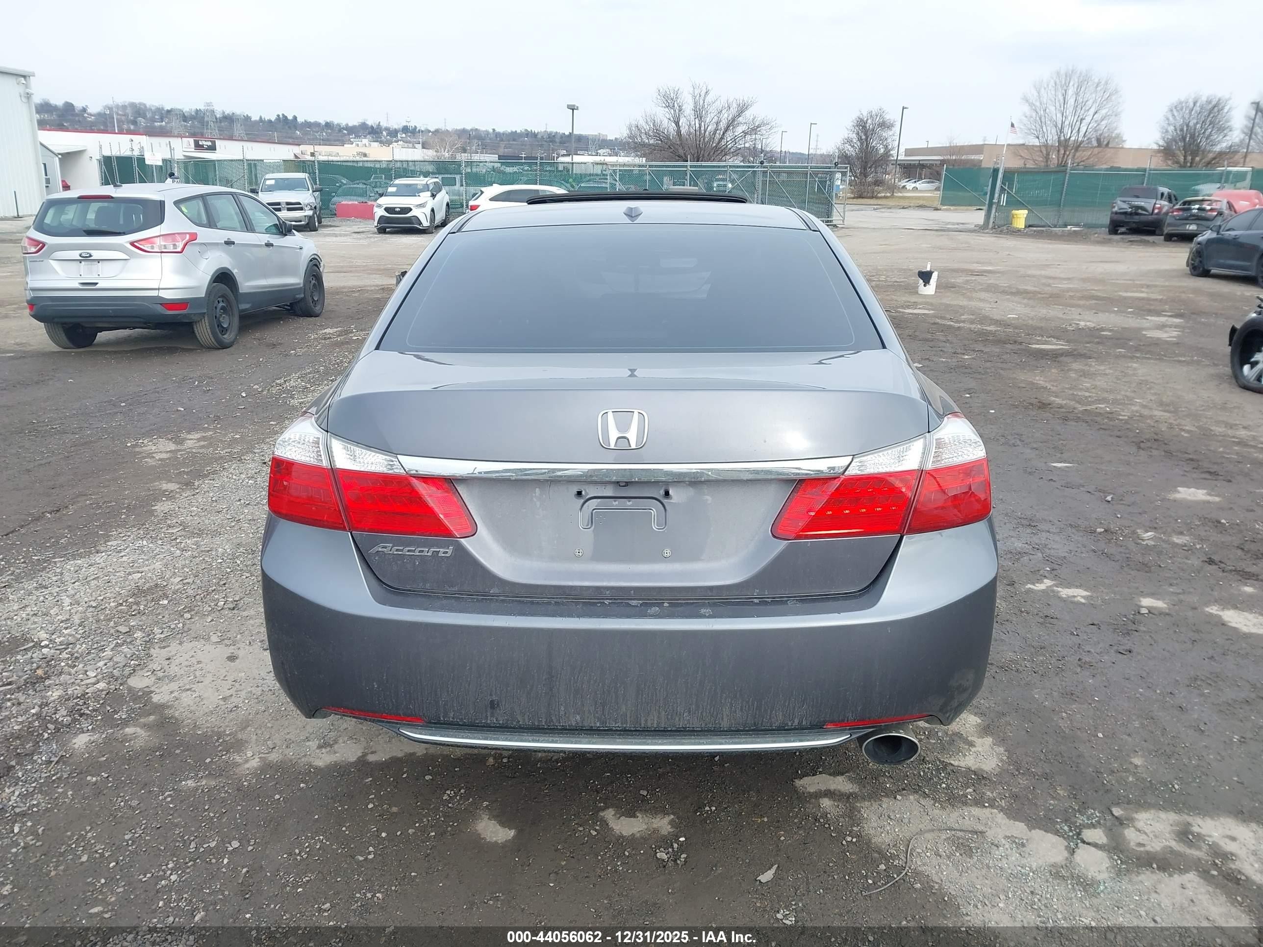 2014 Honda Accord Ex-l Gray vin: 1HGCR2F85EA109309