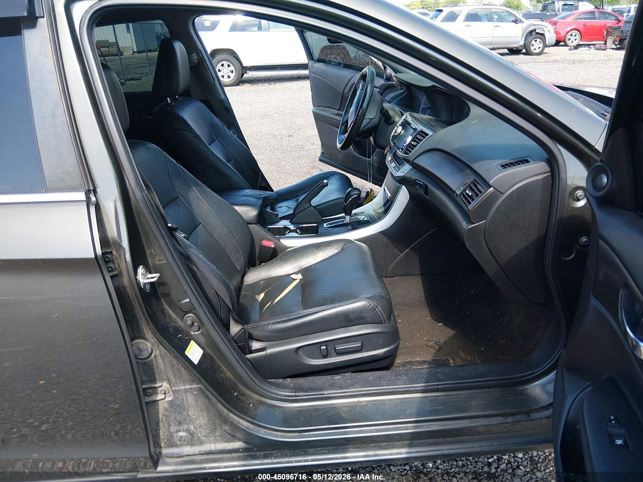 2014 Honda Accord Ex-l Gray vin: 1HGCR2F85EA209362