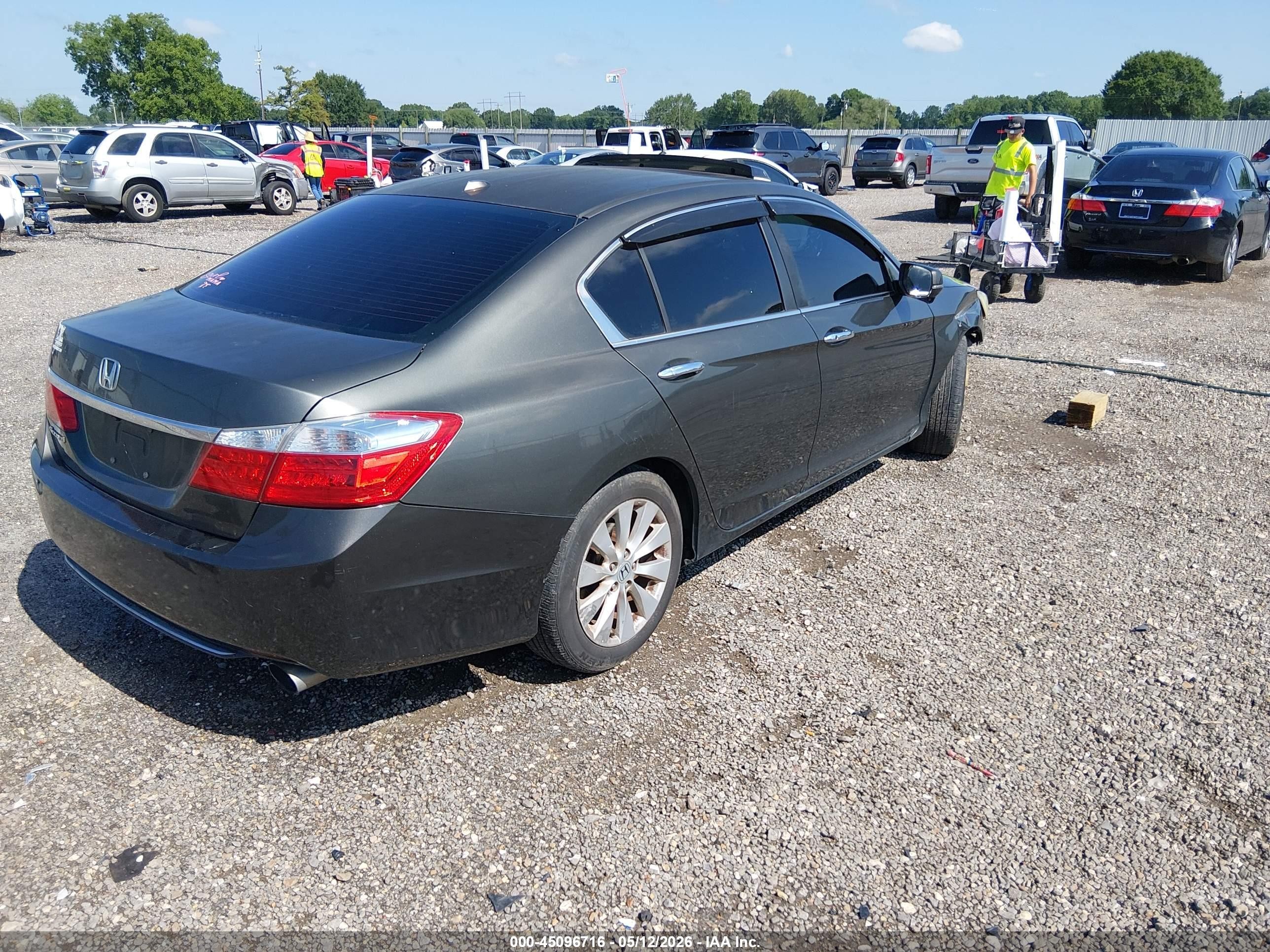 2014 Honda Accord Ex-l Gray vin: 1HGCR2F85EA209362