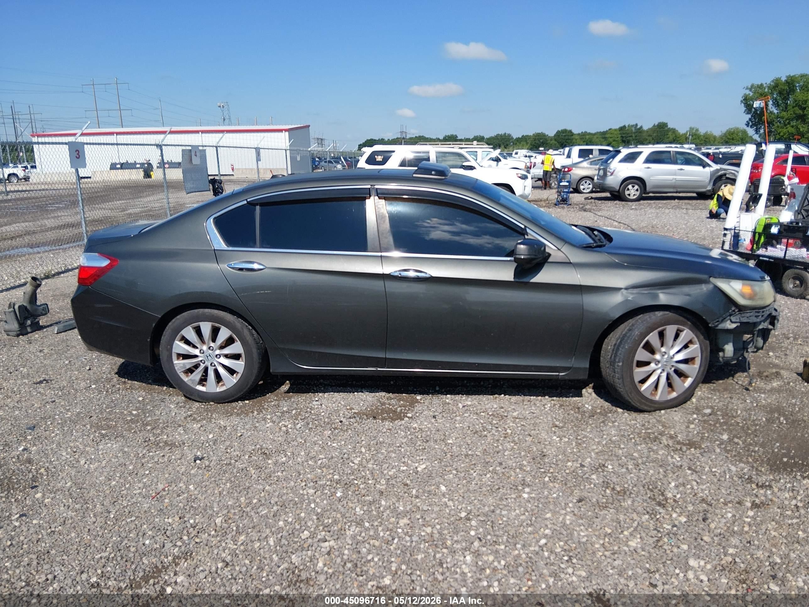 2014 Honda Accord Ex-l Gray vin: 1HGCR2F85EA209362