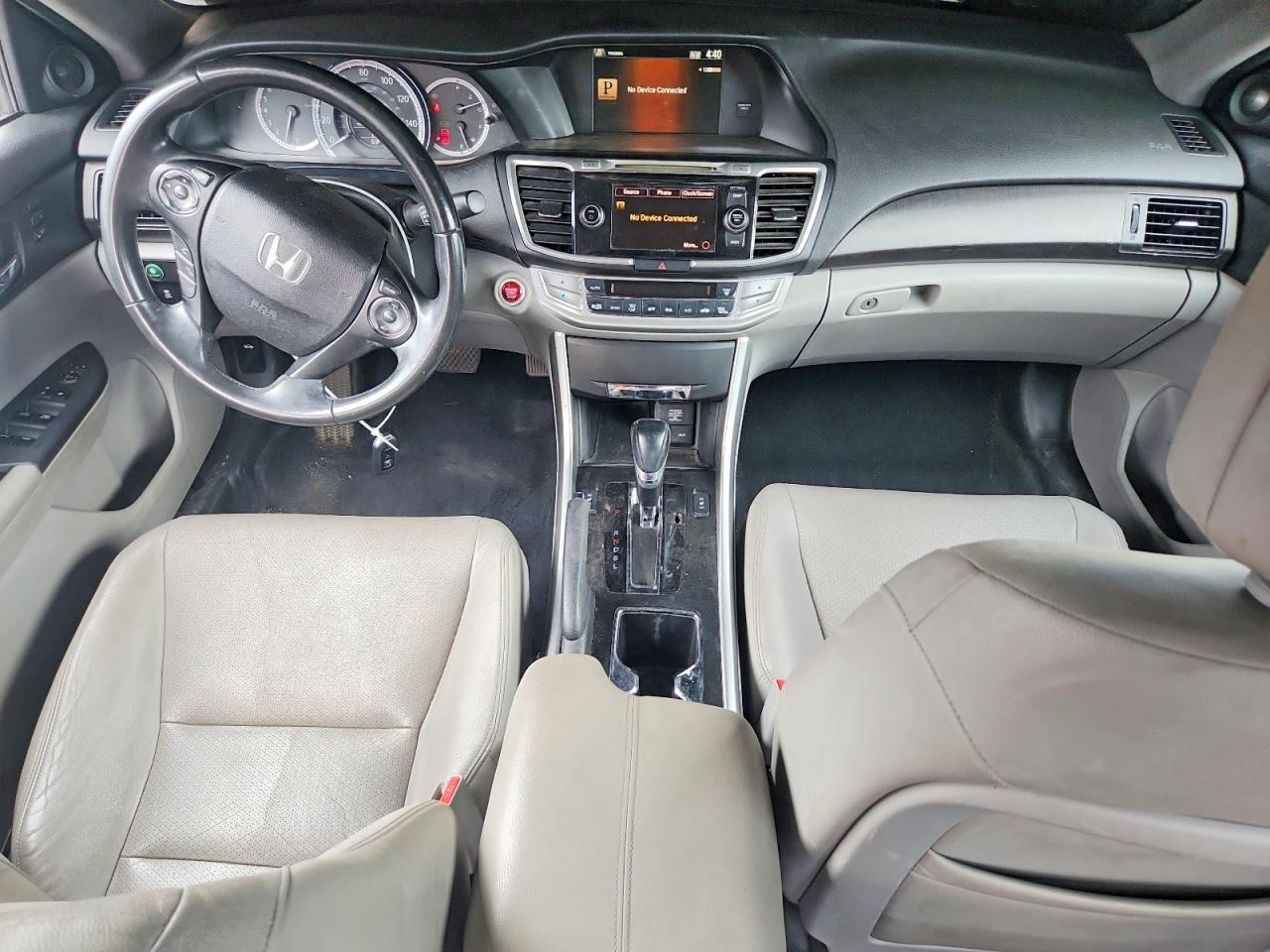 2014 Honda Accord Exl Серый vin: 1HGCR2F85EA242832