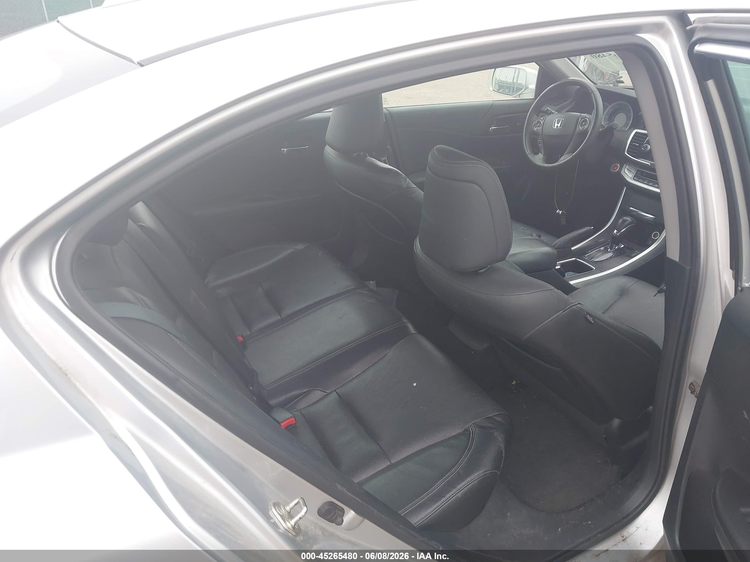 2014 Honda Accord Ex-l Silver vin: 1HGCR2F85EA244693