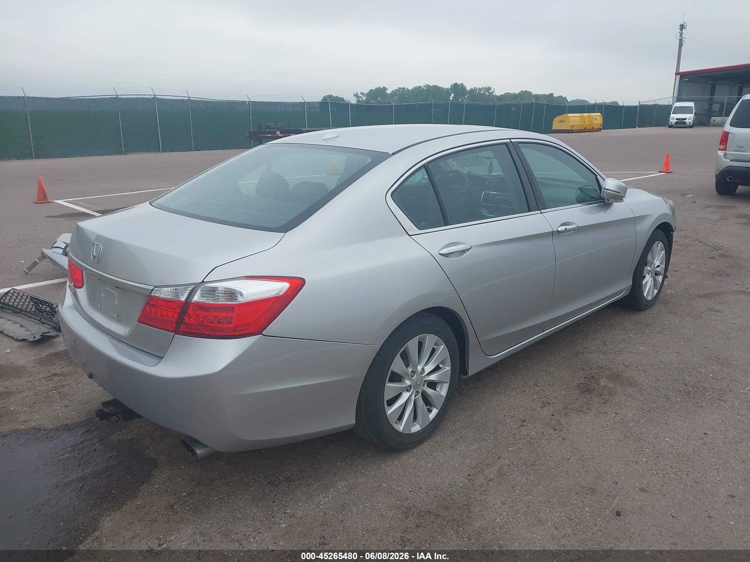 2014 Honda Accord Ex-l Silver vin: 1HGCR2F85EA244693