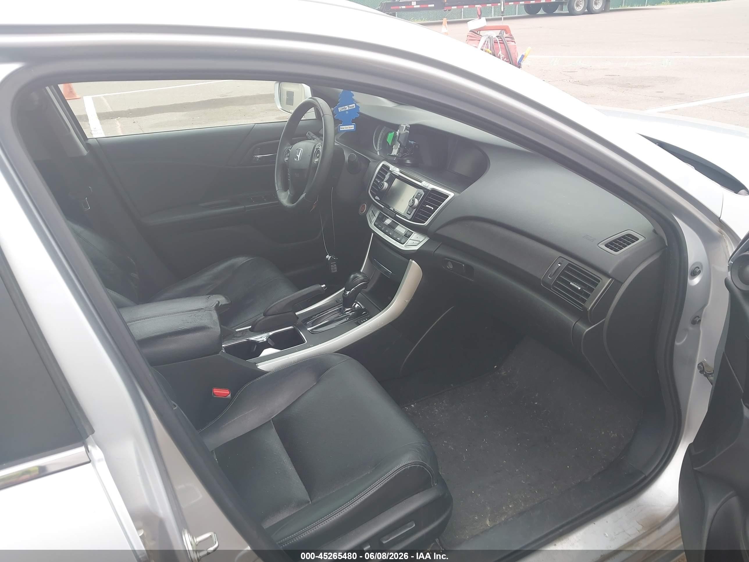 2014 Honda Accord Ex-l Silver vin: 1HGCR2F85EA244693