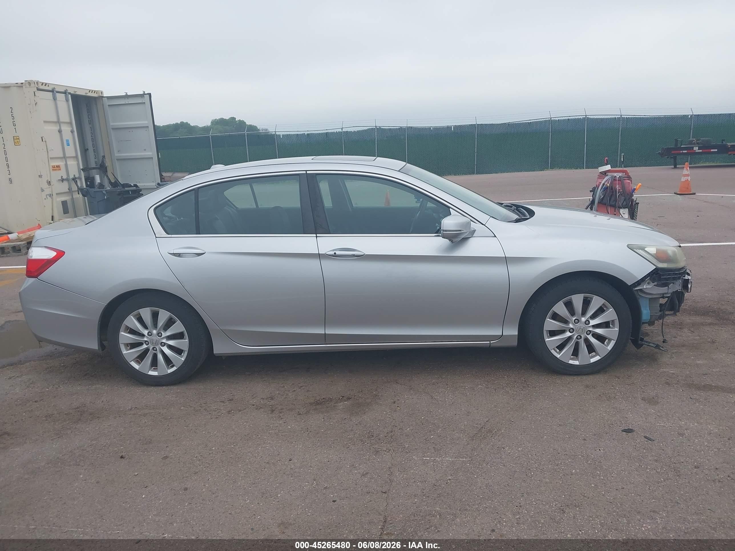 2014 Honda Accord Ex-l Silver vin: 1HGCR2F85EA244693