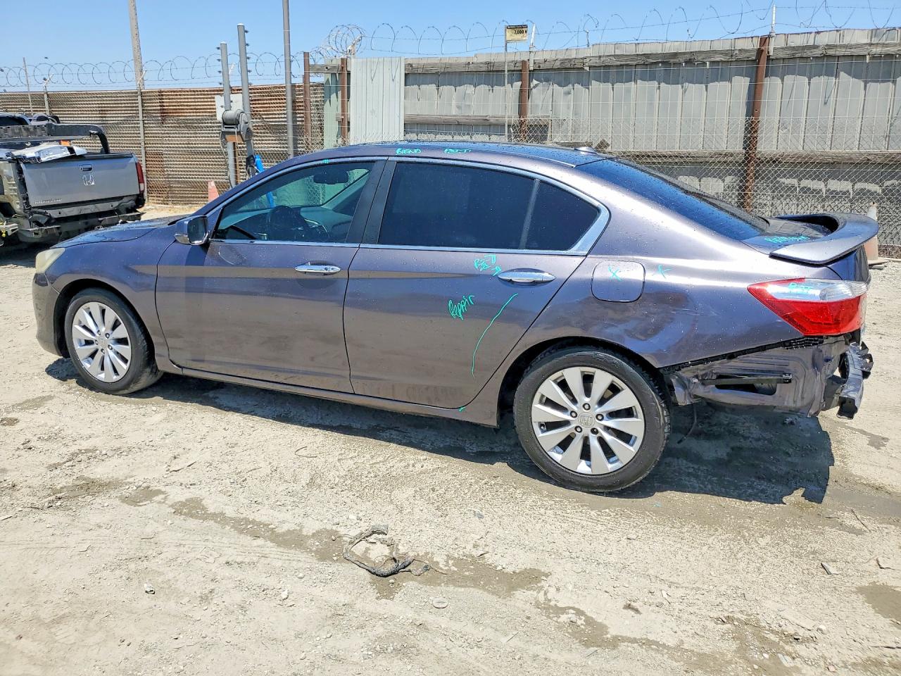 2014 Honda Accord Exl Gray vin: 1HGCR2F85EA260652