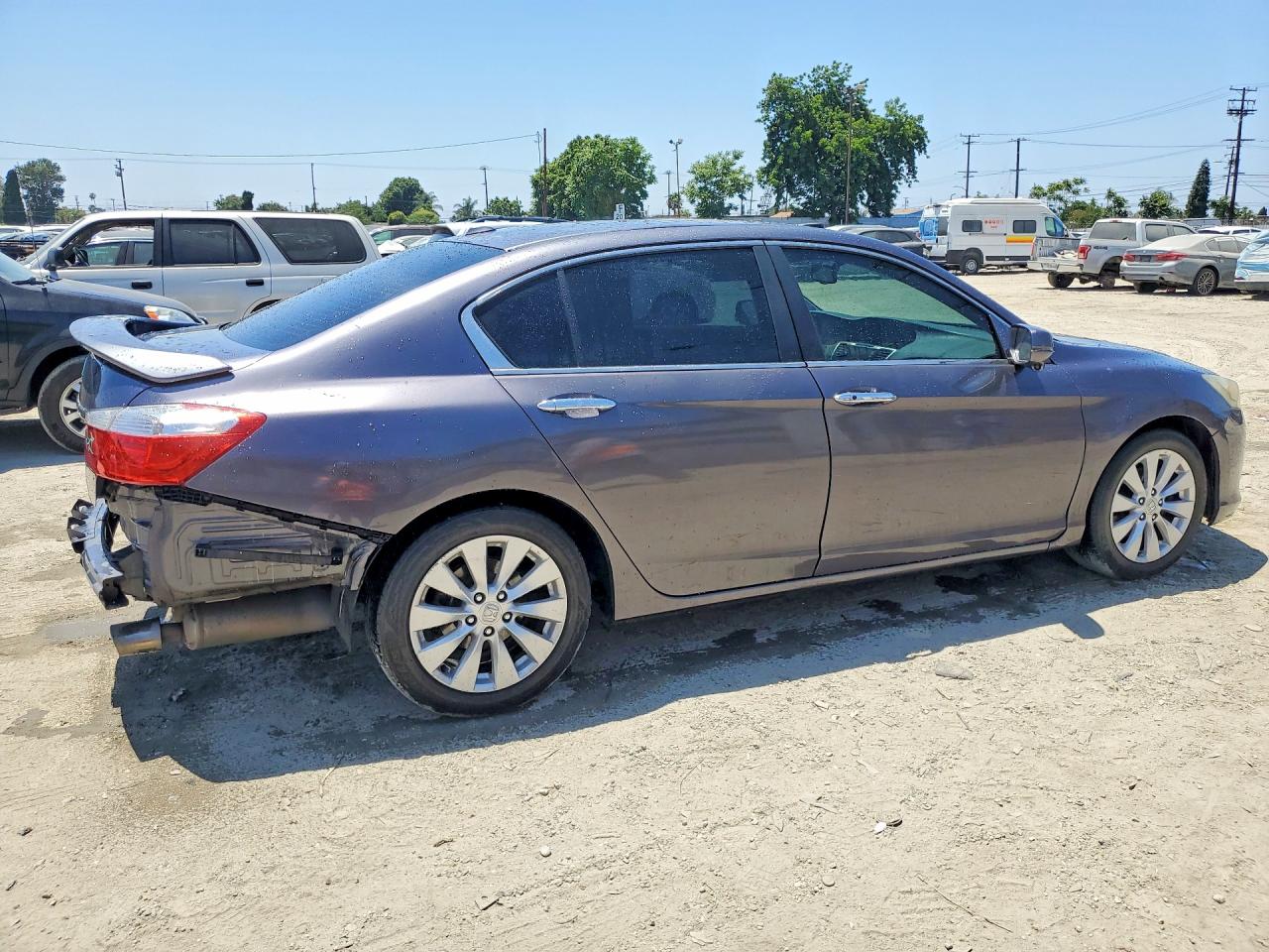 2014 Honda Accord Exl Gray vin: 1HGCR2F85EA260652