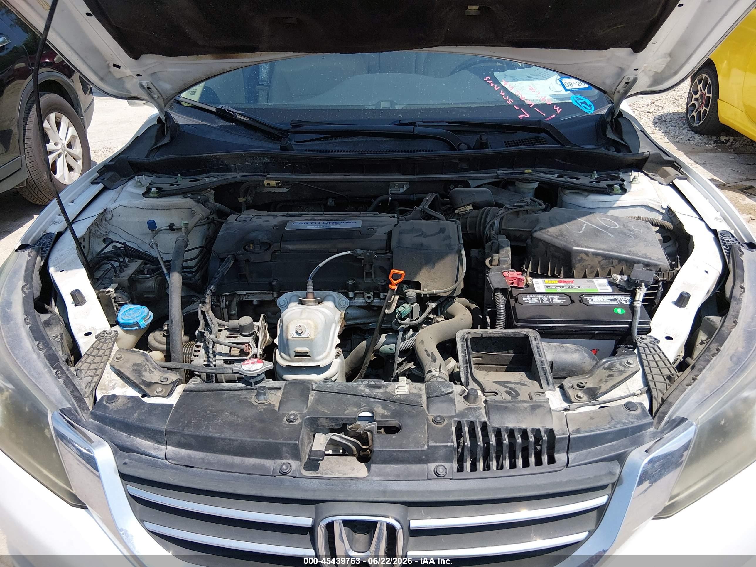 2014 Honda Accord Ex-l White vin: 1HGCR2F85EA288385