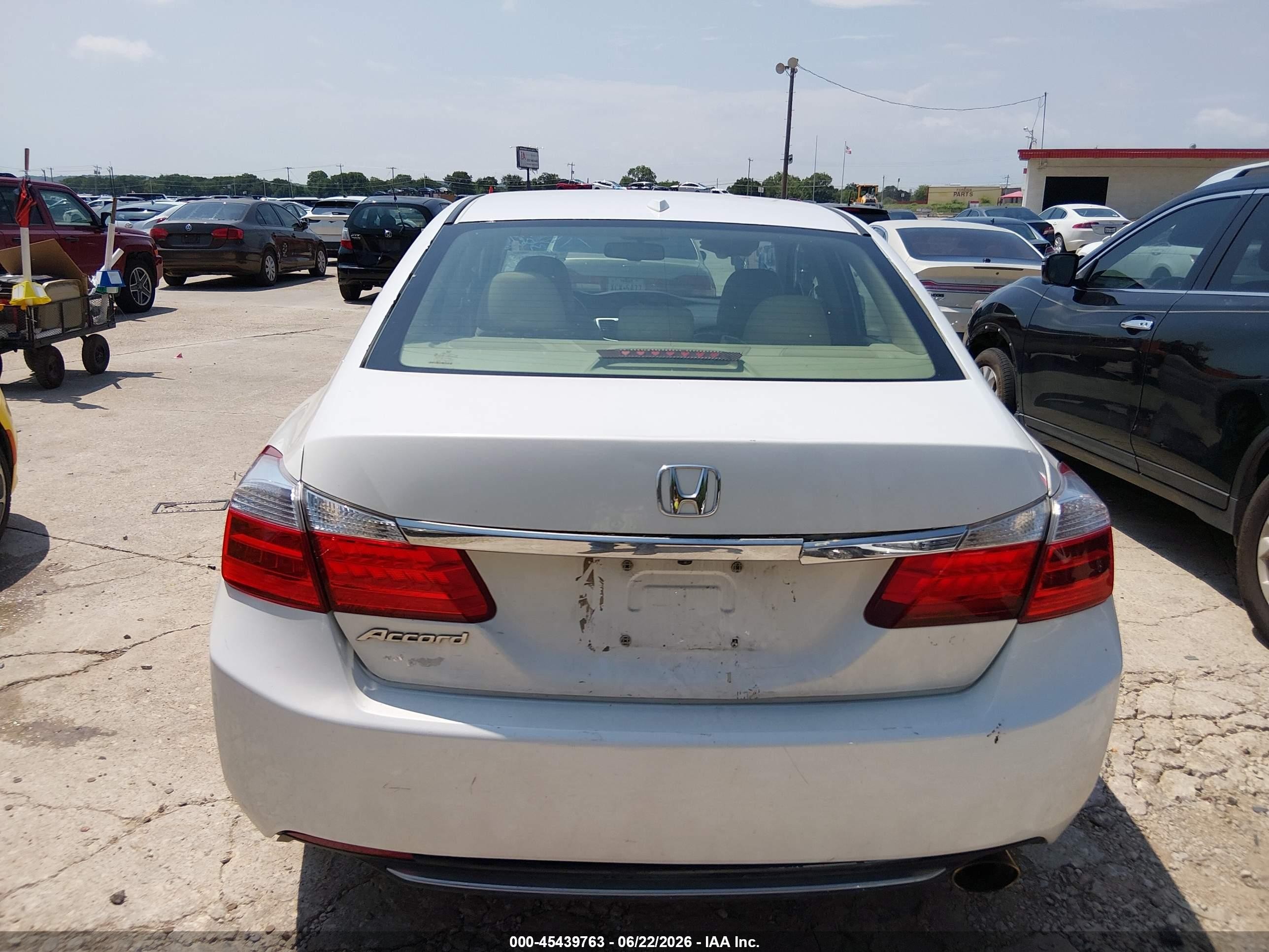 2014 Honda Accord Ex-l White vin: 1HGCR2F85EA288385