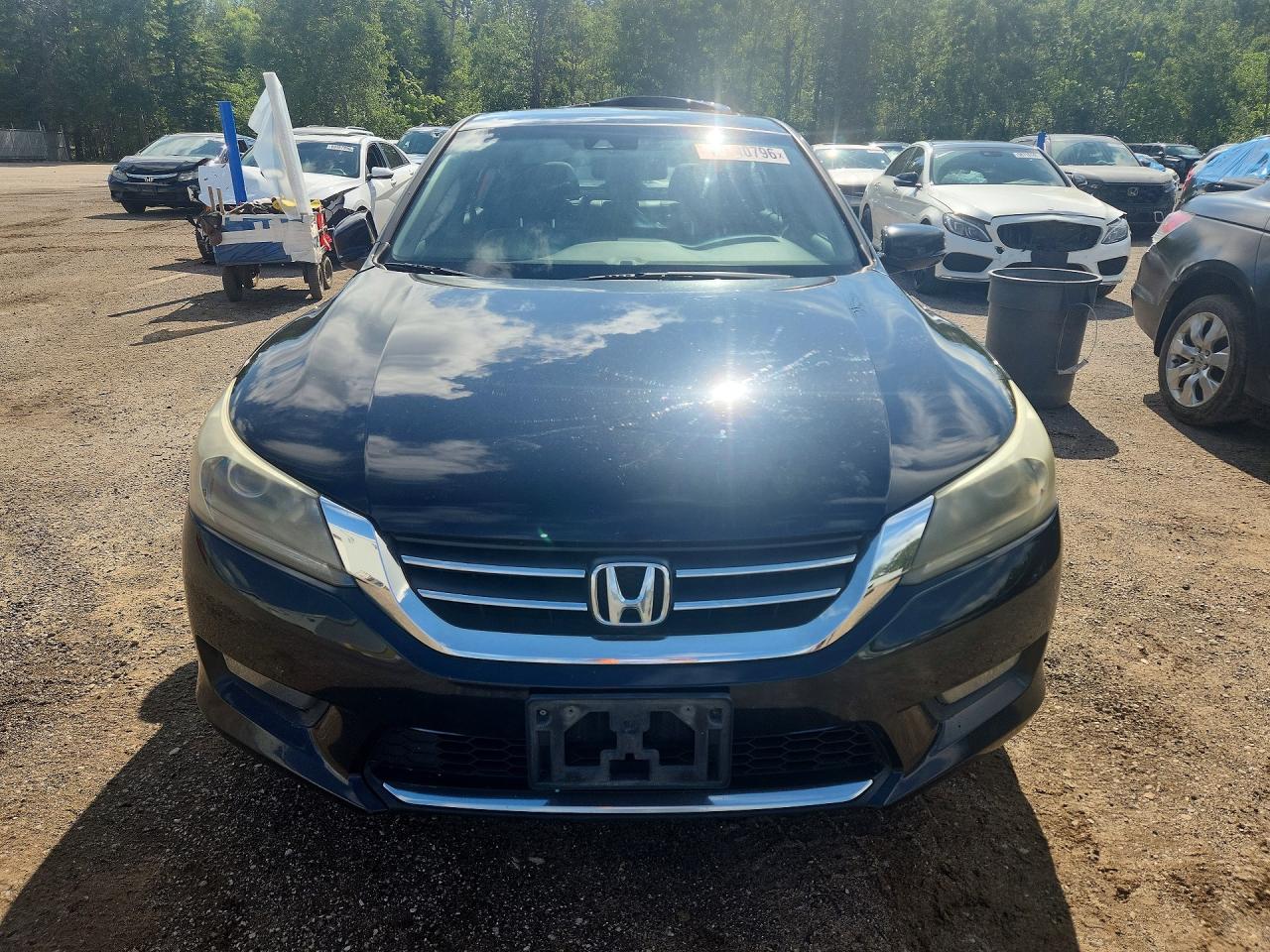 2014 Honda Accord Exl Черный vin: 1HGCR2F85EA812781