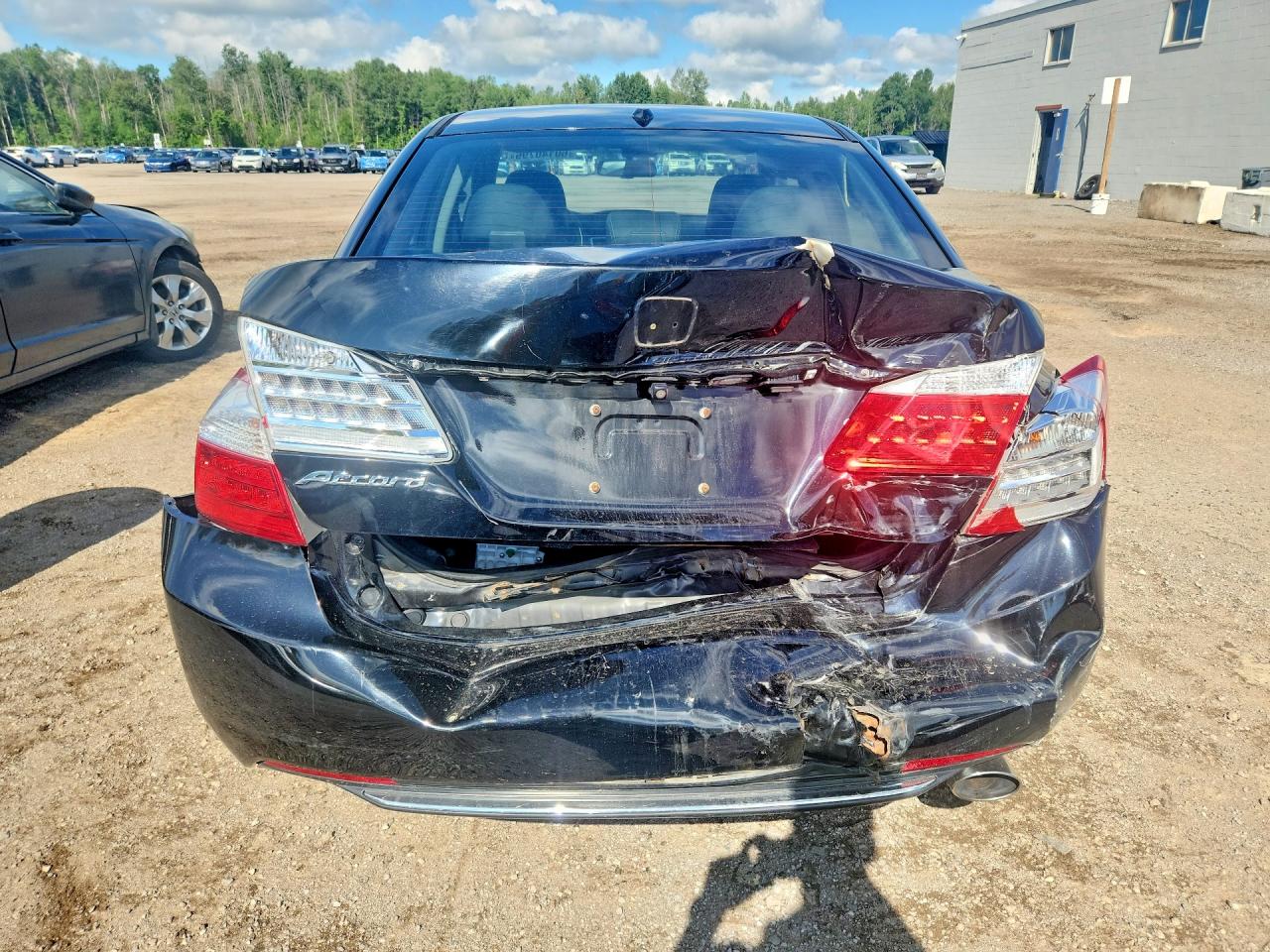 2014 Honda Accord Exl Черный vin: 1HGCR2F85EA812781