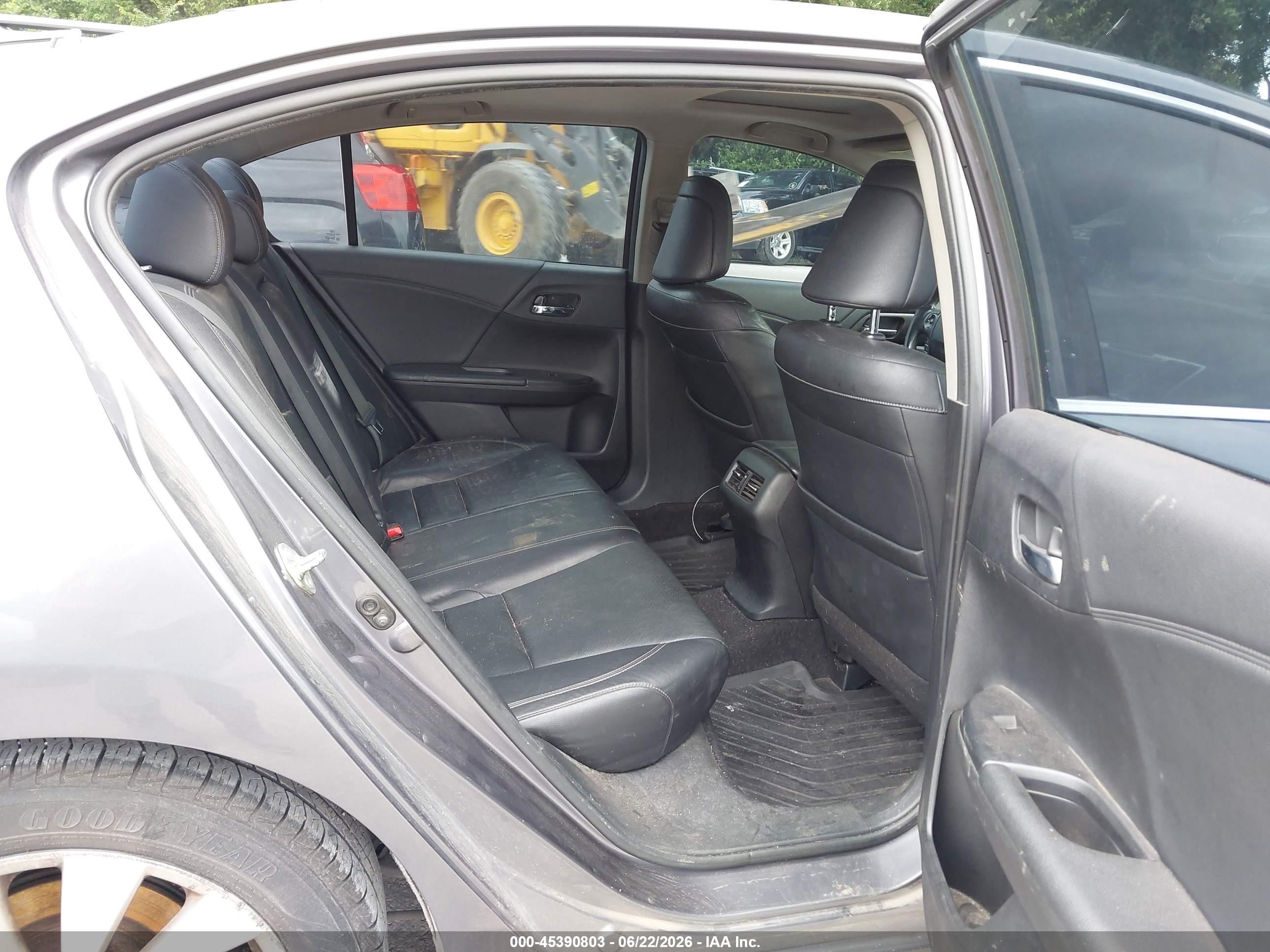 2015 Honda Accord Ex-l Серый vin: 1HGCR2F85FA010619