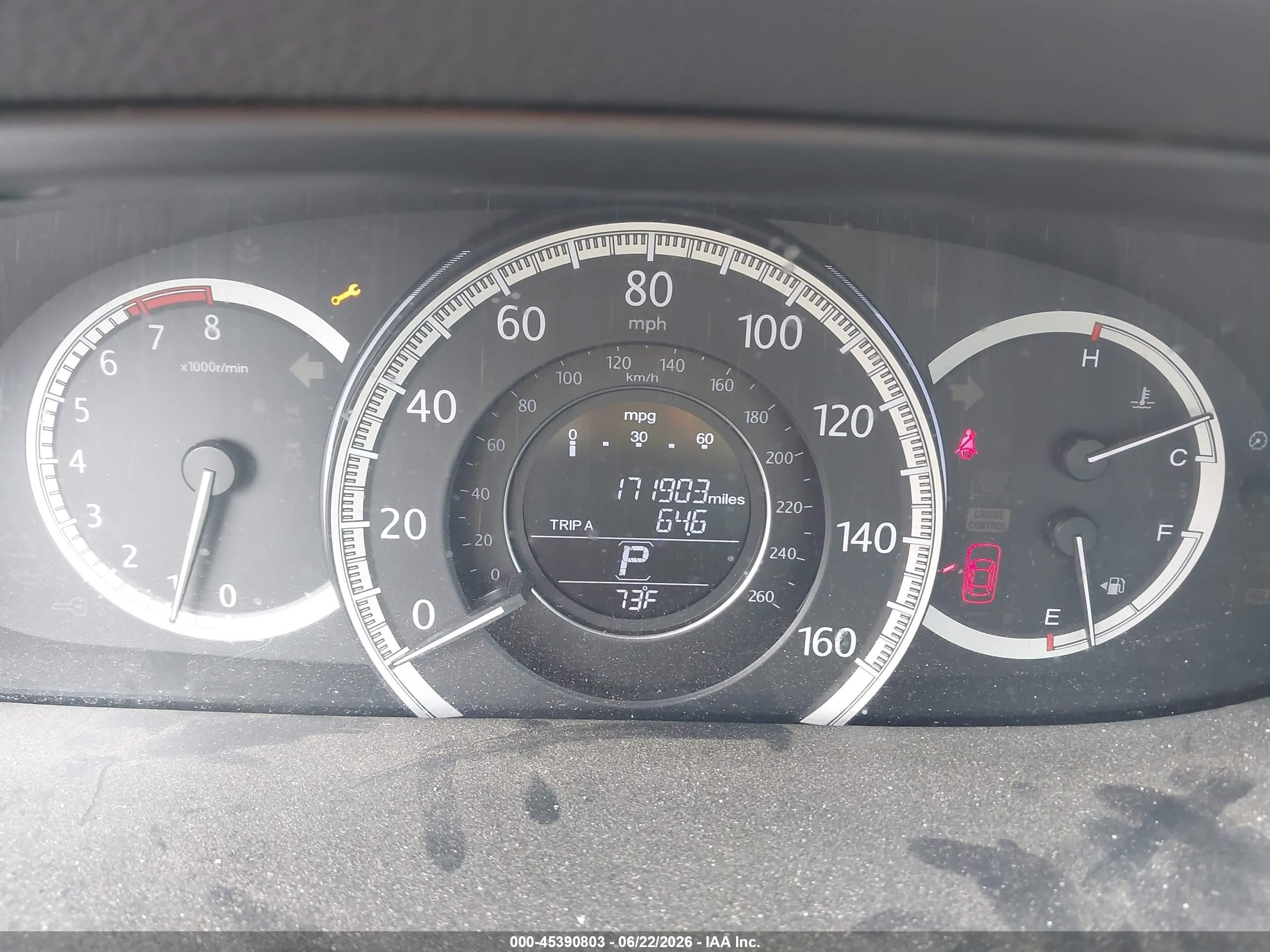 2015 Honda Accord Ex-l Серый vin: 1HGCR2F85FA010619