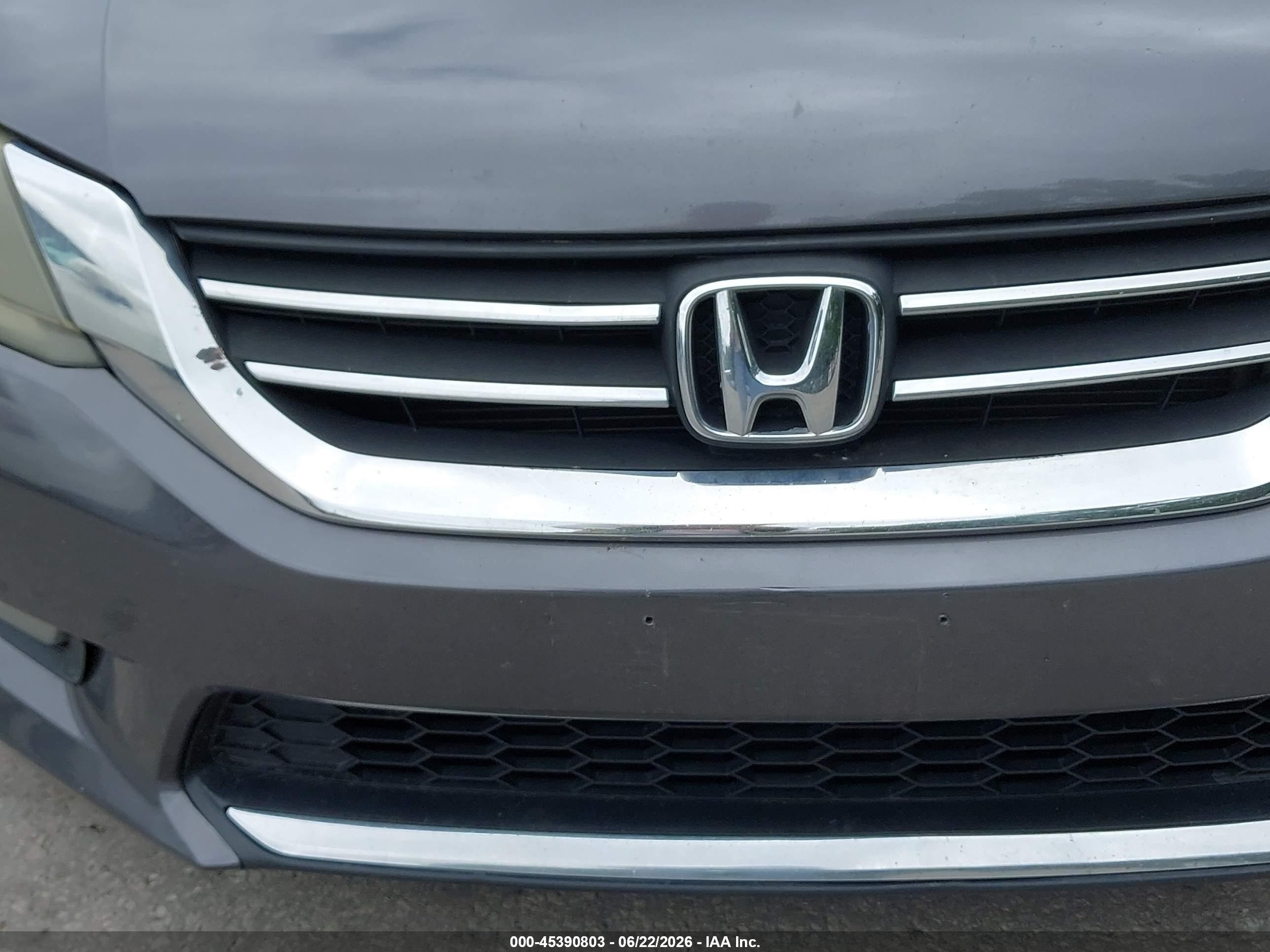 2015 Honda Accord Ex-l Серый vin: 1HGCR2F85FA010619