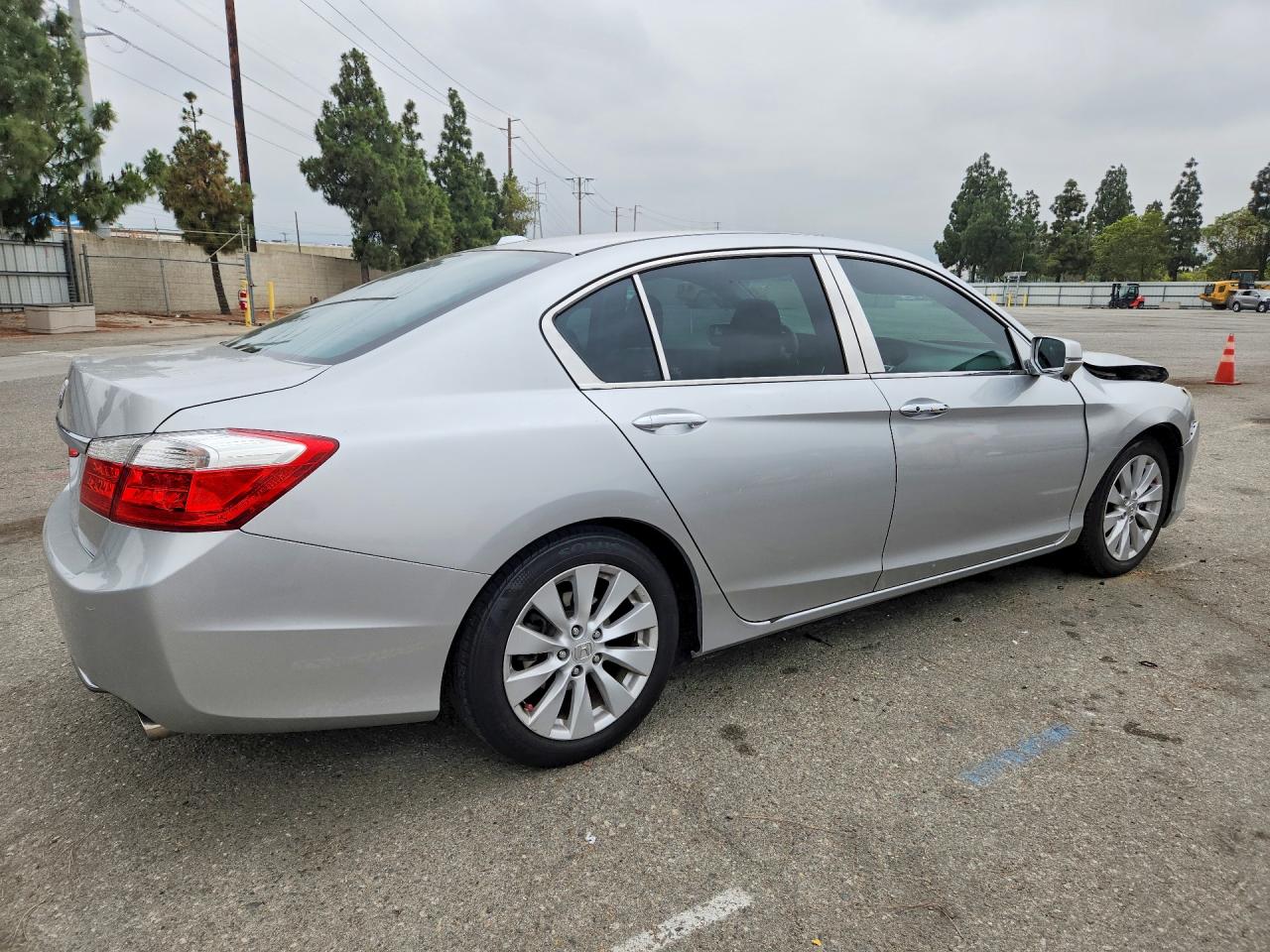 2015 Honda Accord Exl Silver vin: 1HGCR2F85FA020583