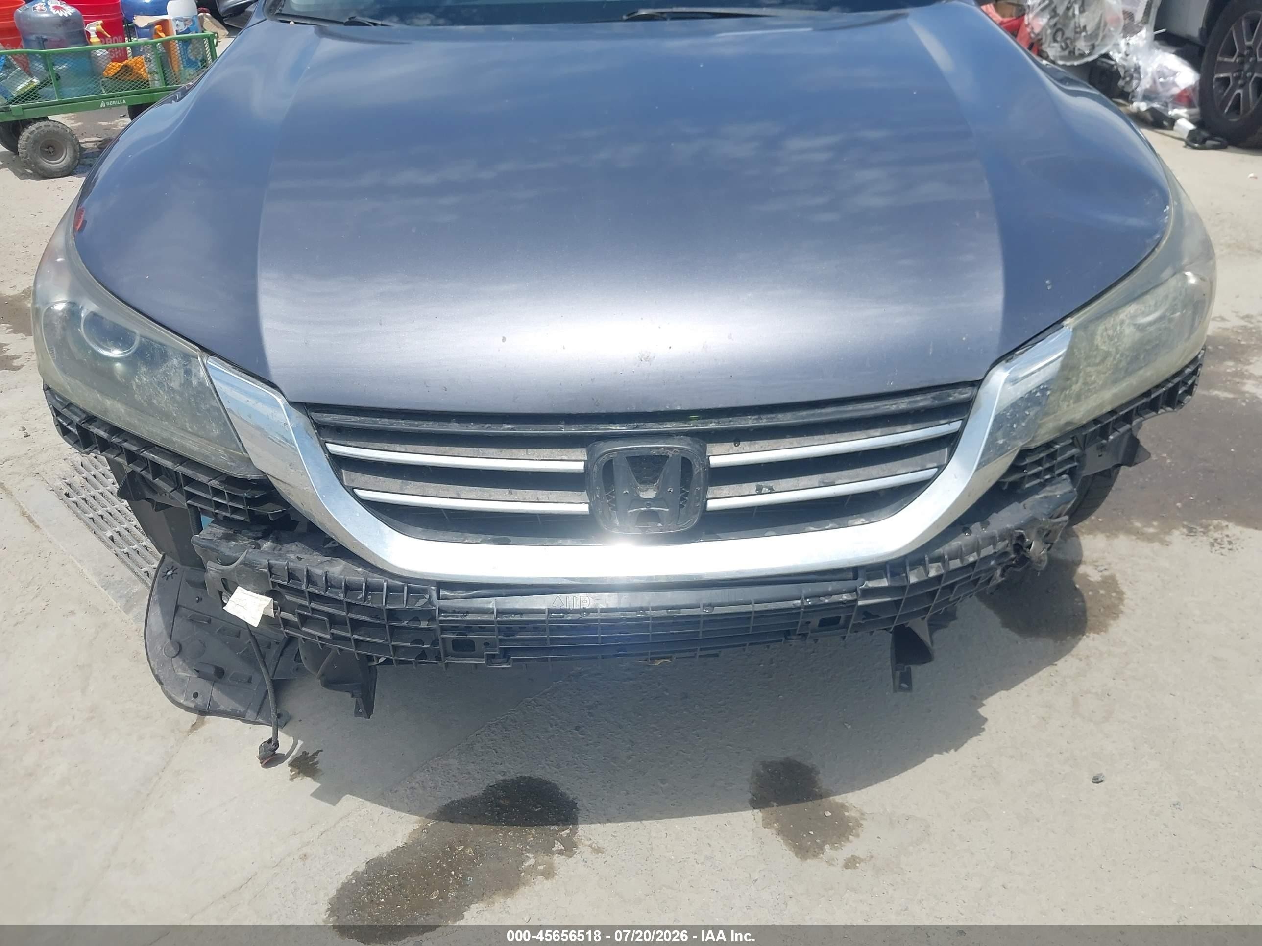 2015 Honda Accord Ex-l Gray vin: 1HGCR2F85FA053339