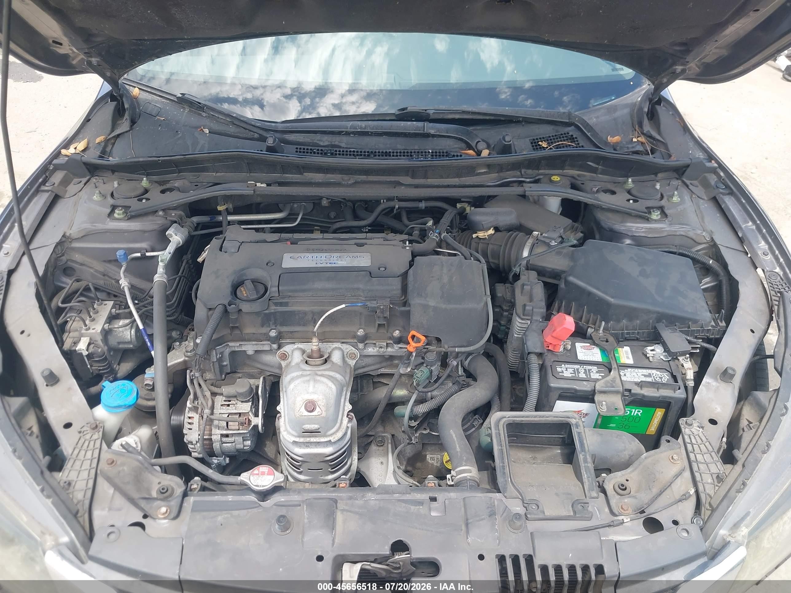 2015 Honda Accord Ex-l Gray vin: 1HGCR2F85FA053339