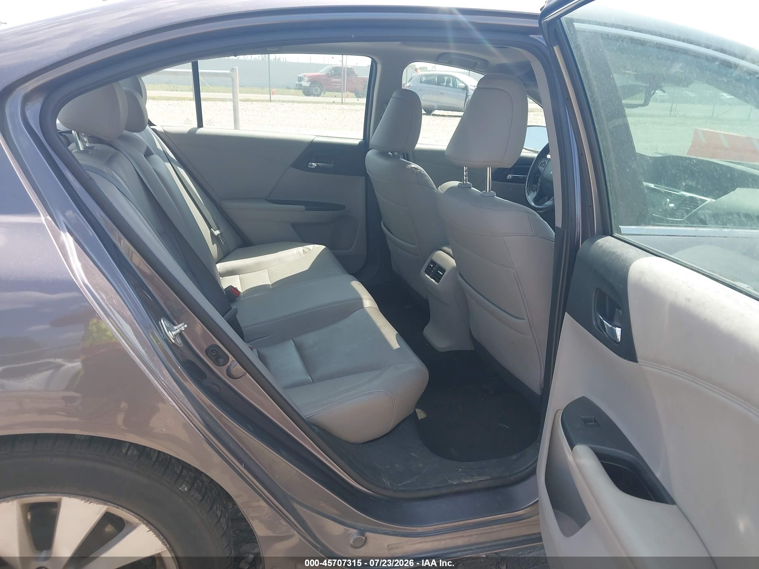 2015 Honda Accord Ex-l Gray vin: 1HGCR2F85FA053356