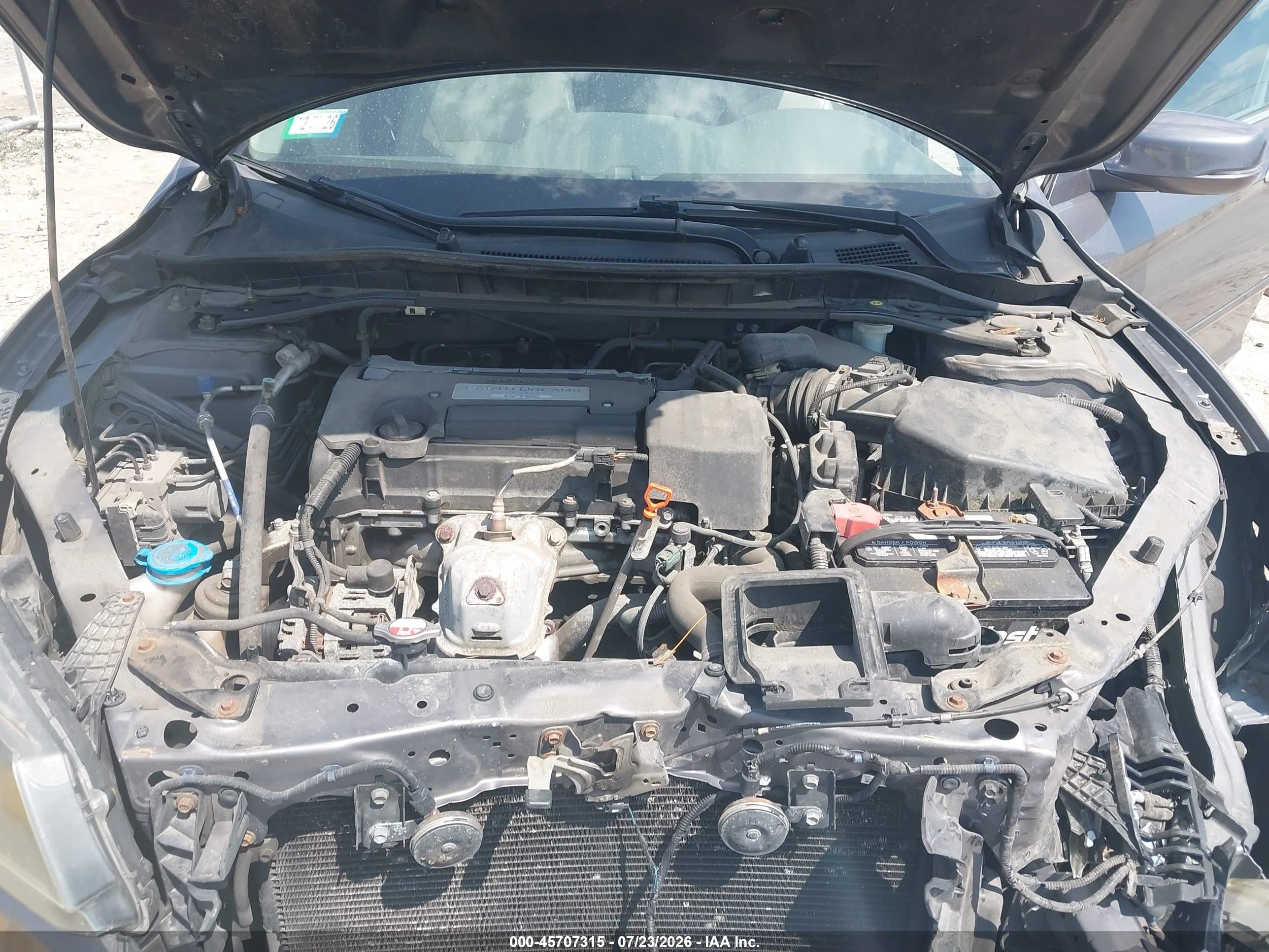 2015 Honda Accord Ex-l Gray vin: 1HGCR2F85FA053356