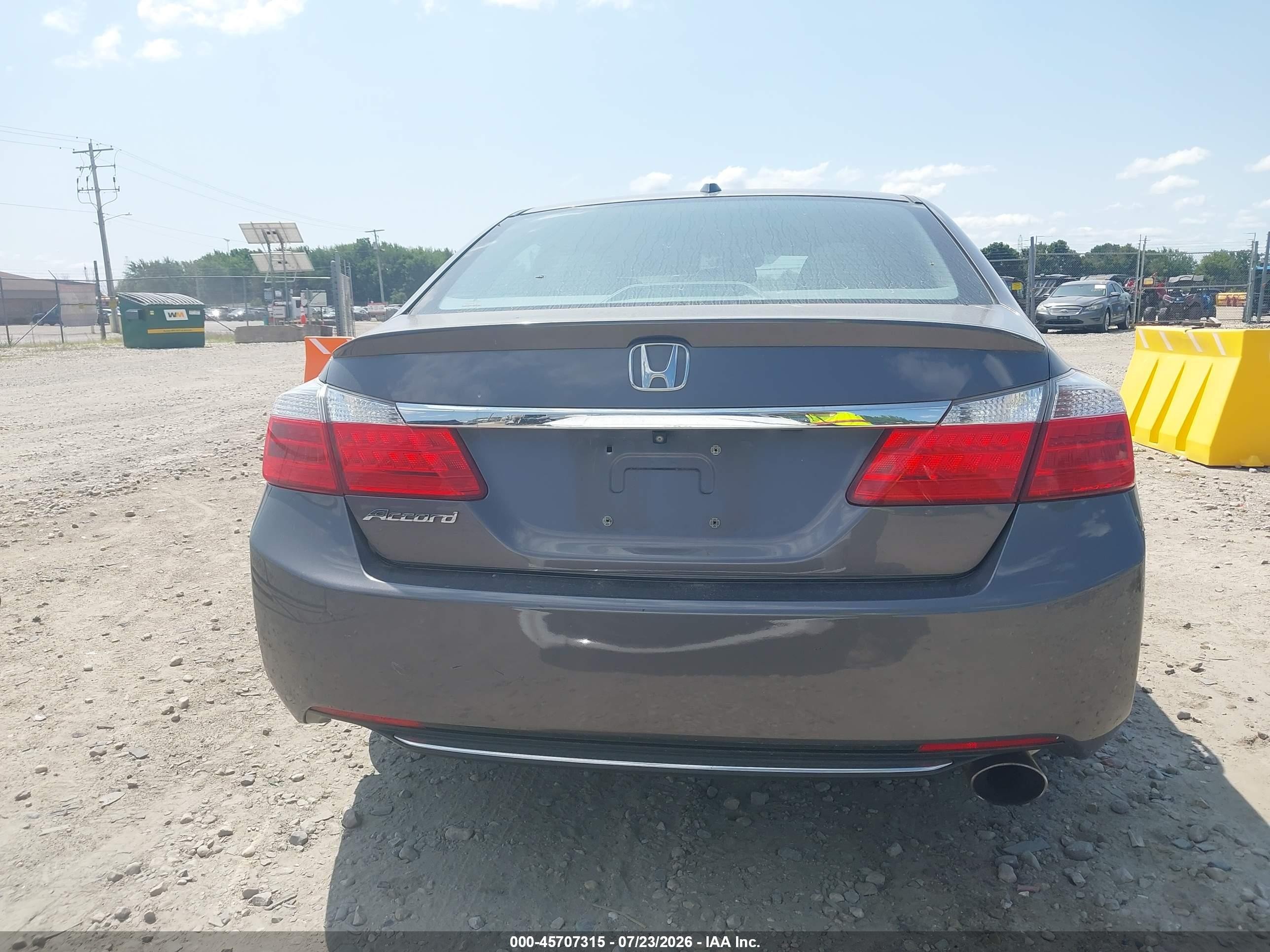 2015 Honda Accord Ex-l Gray vin: 1HGCR2F85FA053356