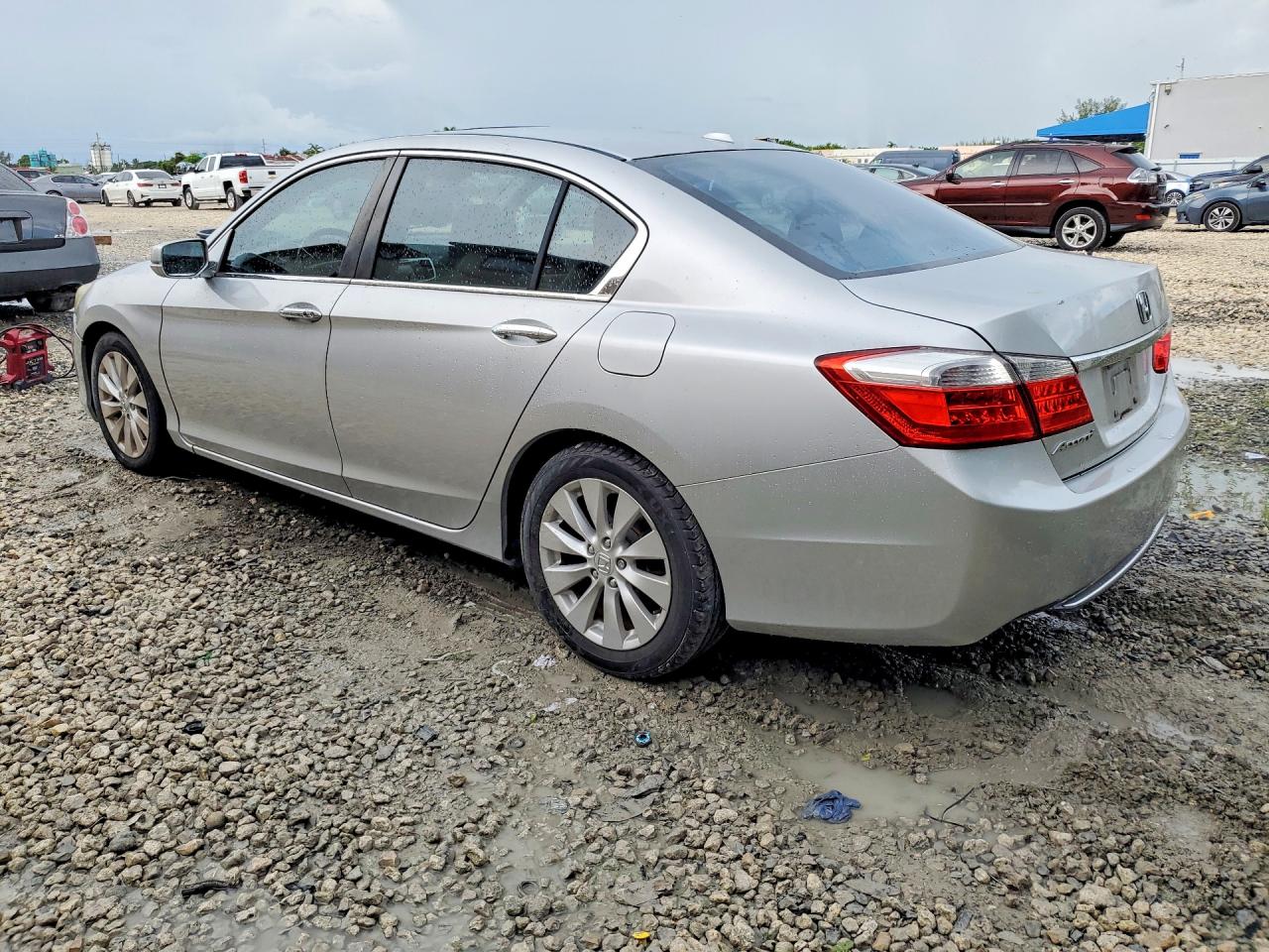 2015 Honda Accord Exl Silver vin: 1HGCR2F85FA068701