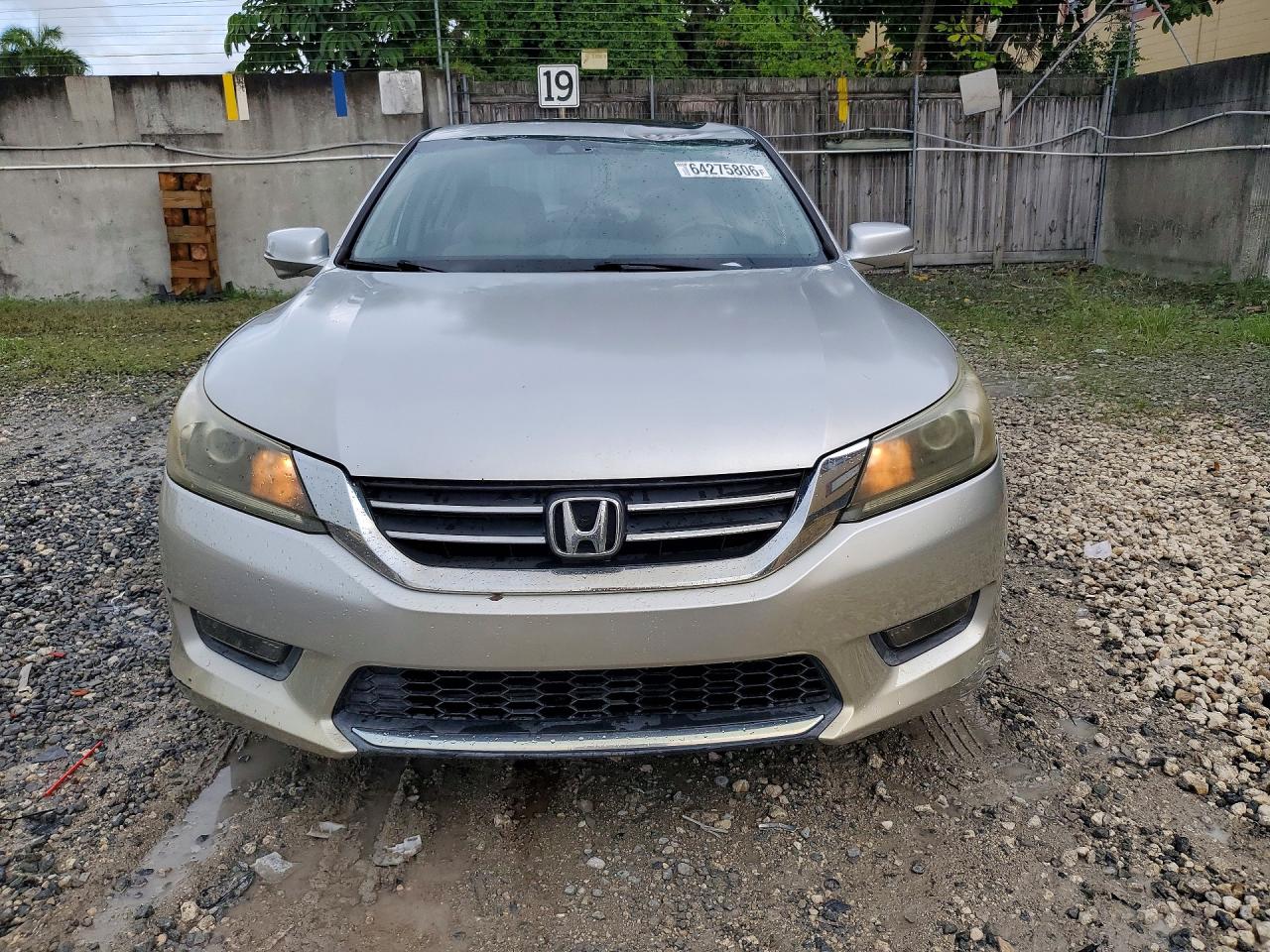 2015 Honda Accord Exl Silver vin: 1HGCR2F85FA068701
