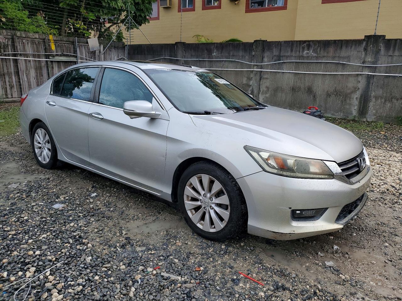 2015 Honda Accord Exl Silver vin: 1HGCR2F85FA068701