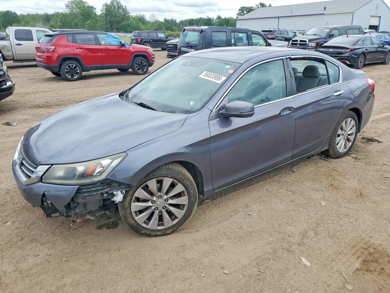 2015 Honda Accord Exl Silver vin: 1HGCR2F85FA072828